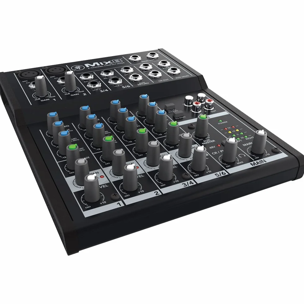 MACKIE Mix8 Mixer Analogico Compatto a 8 Canali con EQ a 3 Bande