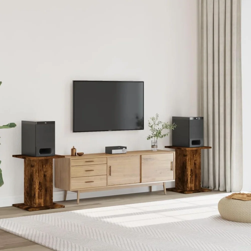 Generico Supporti Altoparlanti 2 pz Rovere 30x30x40 cm Legno Multistrato,Dispositivi elettronici,Audio,Accessori Audio,Accessori per Altoparlante,Supporti per altoparlanti-852658