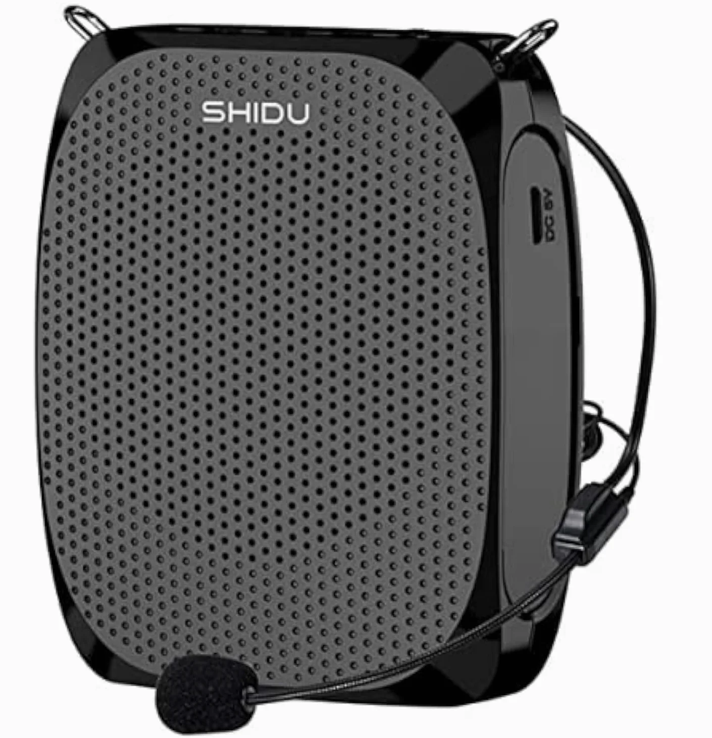 SHIDU,Amplificatore vocale portatile ricaricabile con microfono cablato, 10 W, 1800 mAh, supporta audio in formato MP3, amplificatore leggero per insegnanti, aule, guida turistica, discorso