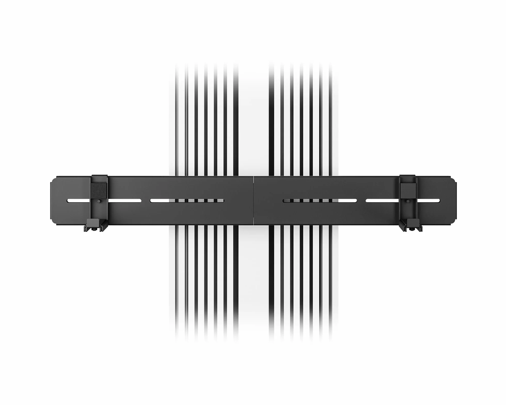 FITUEYES Design Supporto per Soundbar, Adatto per I Supporti TV Delle Serie Zen e Cantor, Staffa per Soundbar Regolabile Fino a 6,5 kg, Dotata di Cuscinetti Antiscivolo in EV.