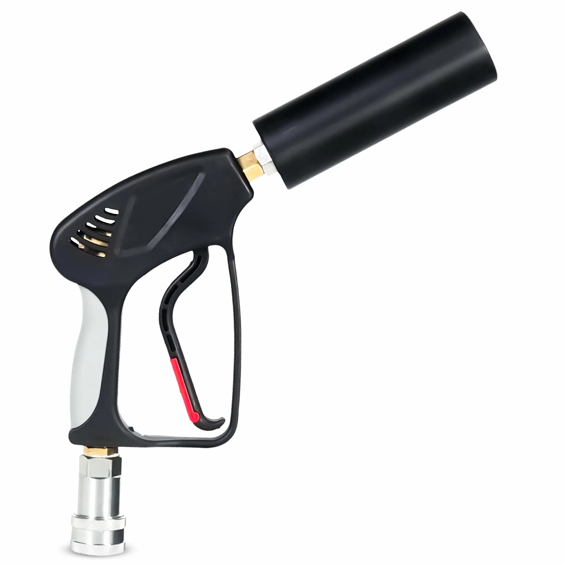 Gun per feste di CO2 con portata di 6 m, cavo da 3 m + tubo di uscita No-Frost | cannone da DJ di alta qualità | adatto per DJ Club Stage palcoscenico | Jet Machine (Mini Gun)