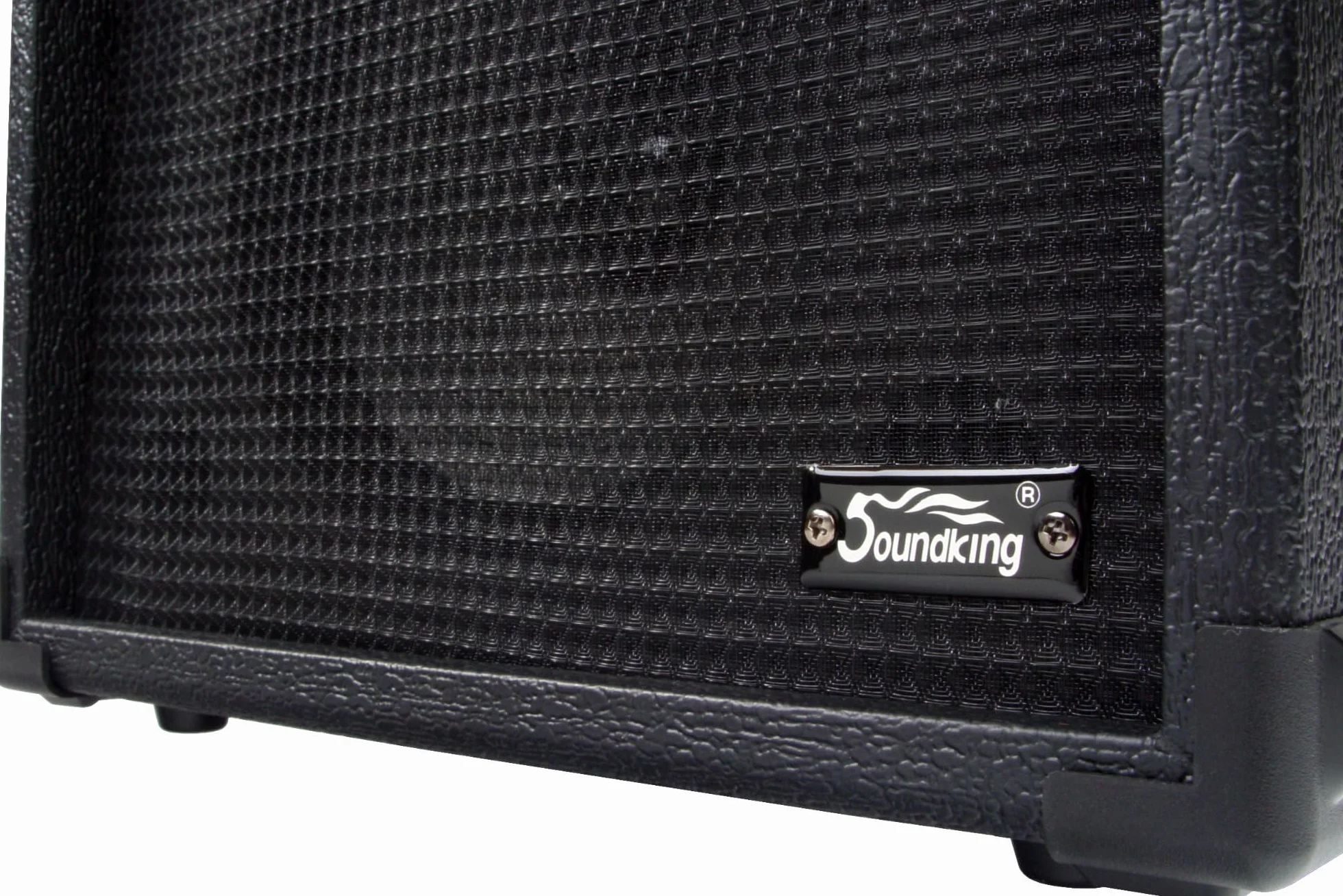 Soundking AK20BA Amplificatore Basso 20W RMS - Equalizzatore 4 bande - Speaker 8" - Uscita cuffie & pedale - Combo ideale per principianti con angoli protettivi robusti.