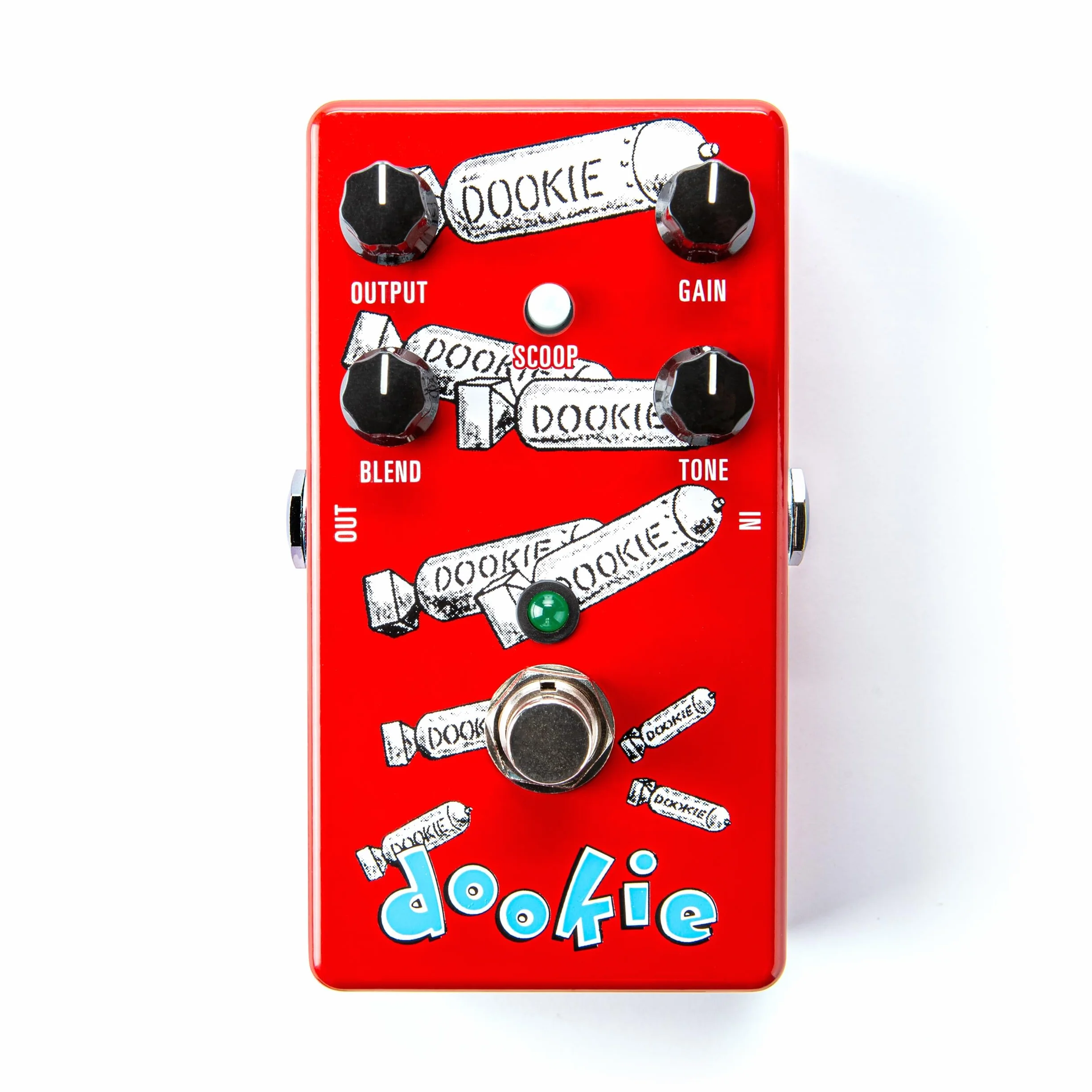 MXR - DD25V4 DOOKIE DRIVE PEDAL V4, Pedale Overdrive, Controlli Esterni Blend, Output, Gain, Scoop e Tone, Controlli Interni Crunch Gain e Crunch Volume