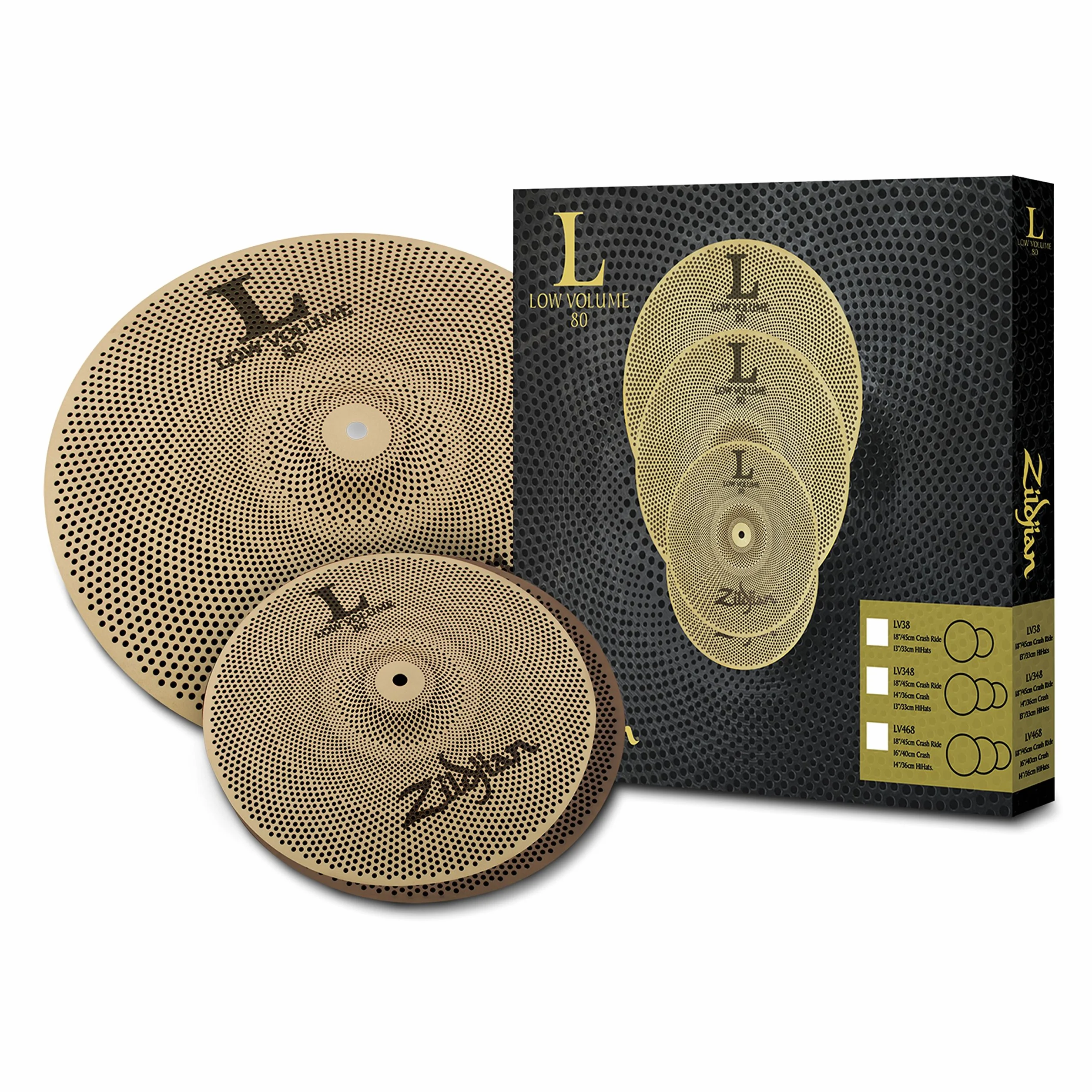 Zildjian L80 Low Volume LV38 · Set di piatti