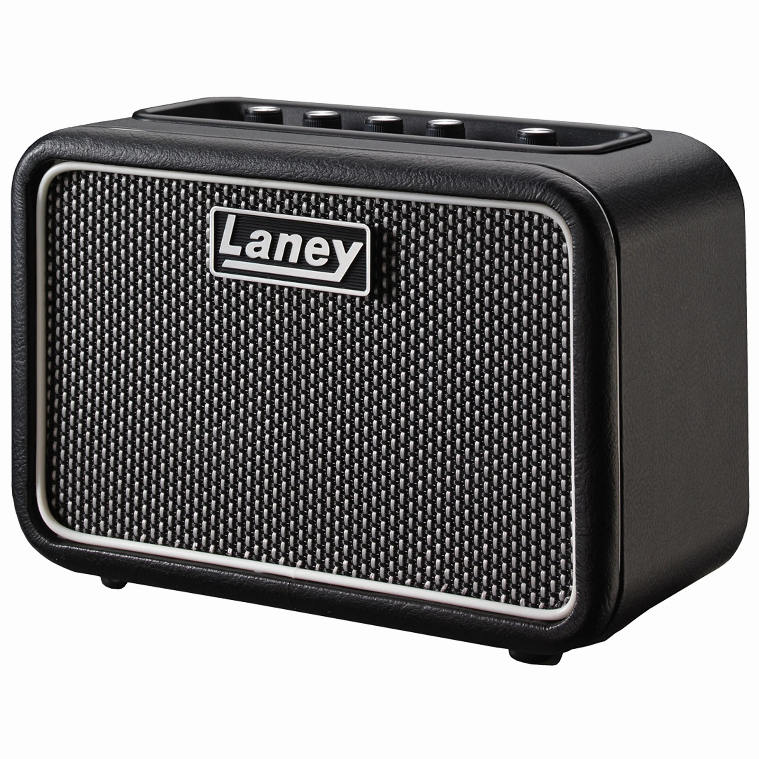 Laney Mini-ST-SUPERG-2 6W Battery Guitar Amp-Amp di pratica compatta con canali puliti/drive, ritardo, input per smartphone LSI, AUX in, abbonamento per chitarra Ultimate gratuito