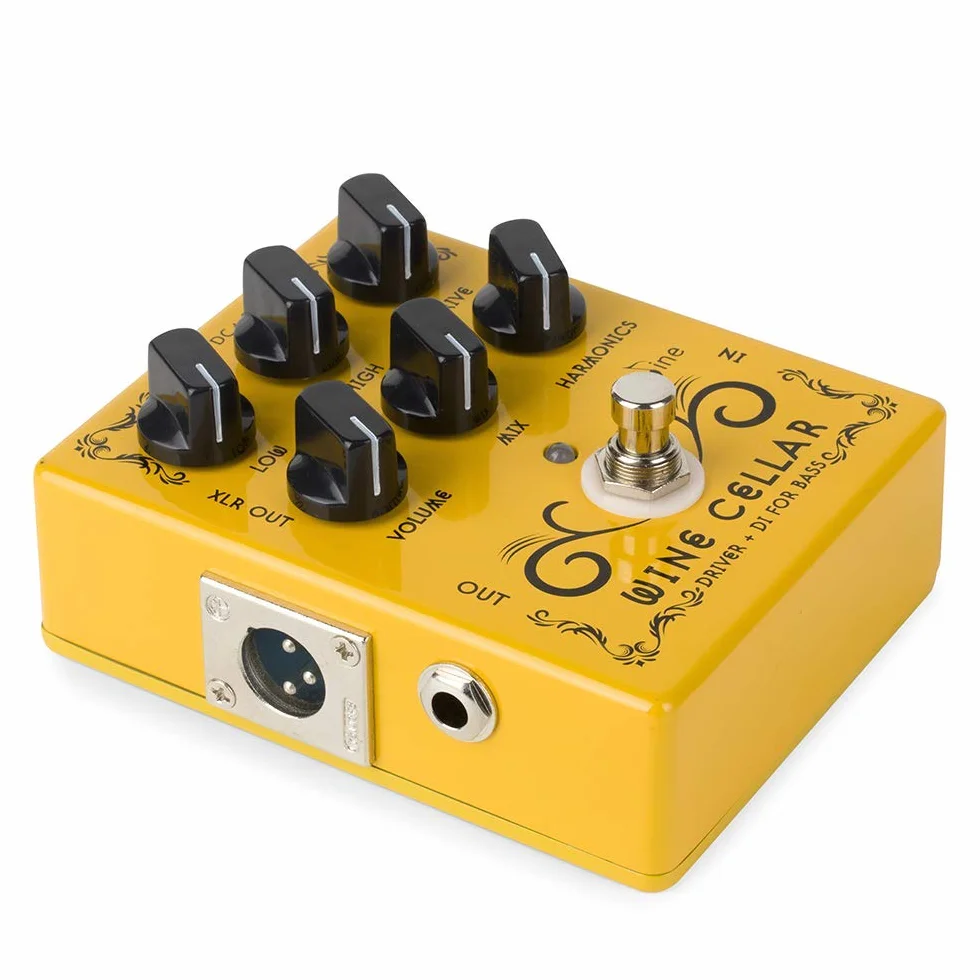 Caline Pedali Driver Chitarra Effetti Pedale Classico Tubo Basso Chitarra Amp Pedale Metallo Ture Bybass Cantina Giallo CP-60