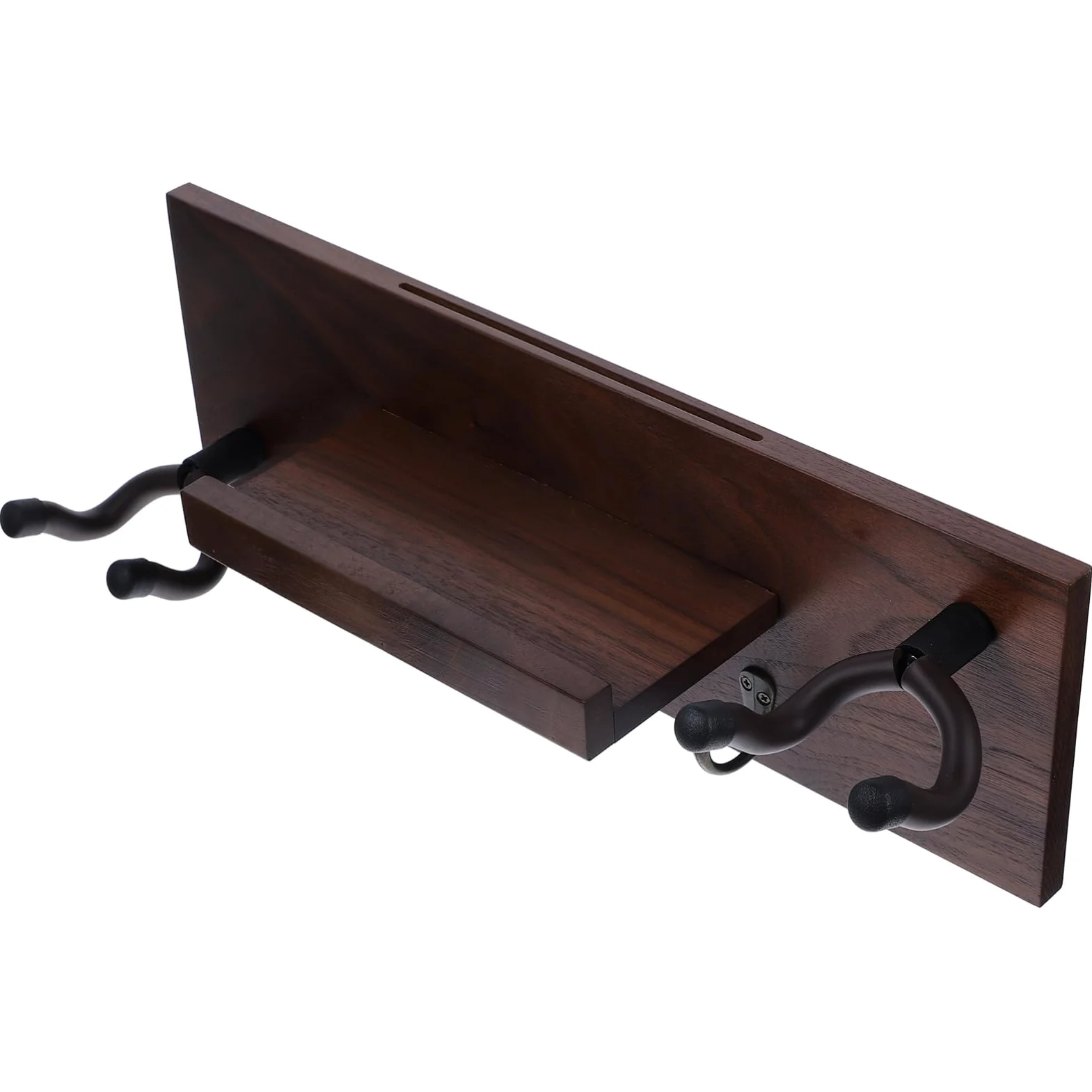 Toddmomy Gancio Chitarra da Parete in Legno e Metallo, 4 in 1 | Chitarra Elettrica e Acustica, Montaggio Semplice, Stabile, Non Lascia Segni e Protegge la Finitura