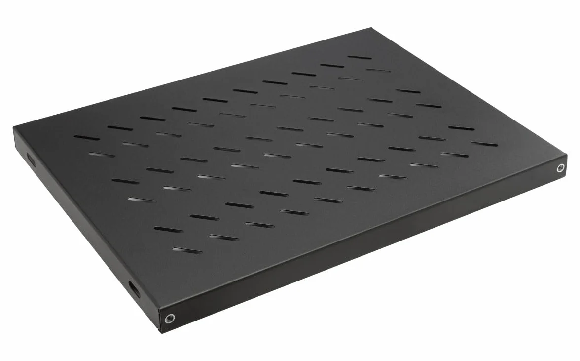 Equip Mensola variabile 19", 1U, 350 mm, Nero