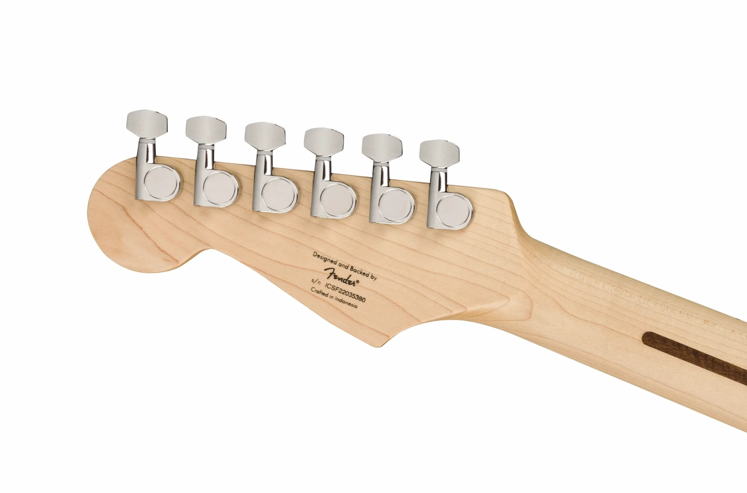 Squier by Fender Sonic Stratocaster HT – Chitarra Elettrica, Maple Fingerboard, Arctic White, Pickguard Bianco, Include Lezioni Fender Play