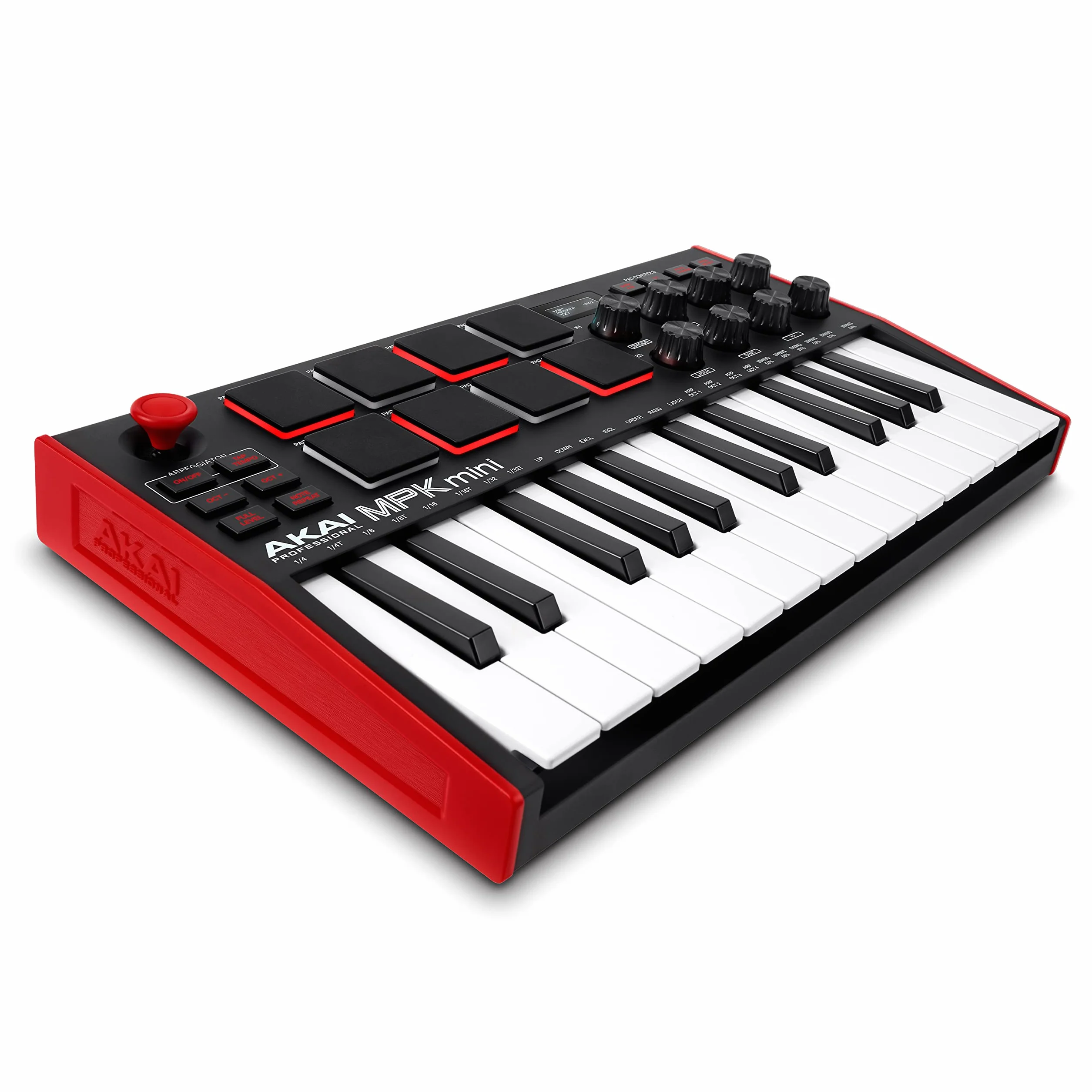 Akai Professional MPK Mini MK3 - Tastiera MIDI Controller USB a 25 Tasti con 8 Drum Pad Retroilluminati, 8 Manopole, Software e Native Instruments Sound Package (NKS Integration)