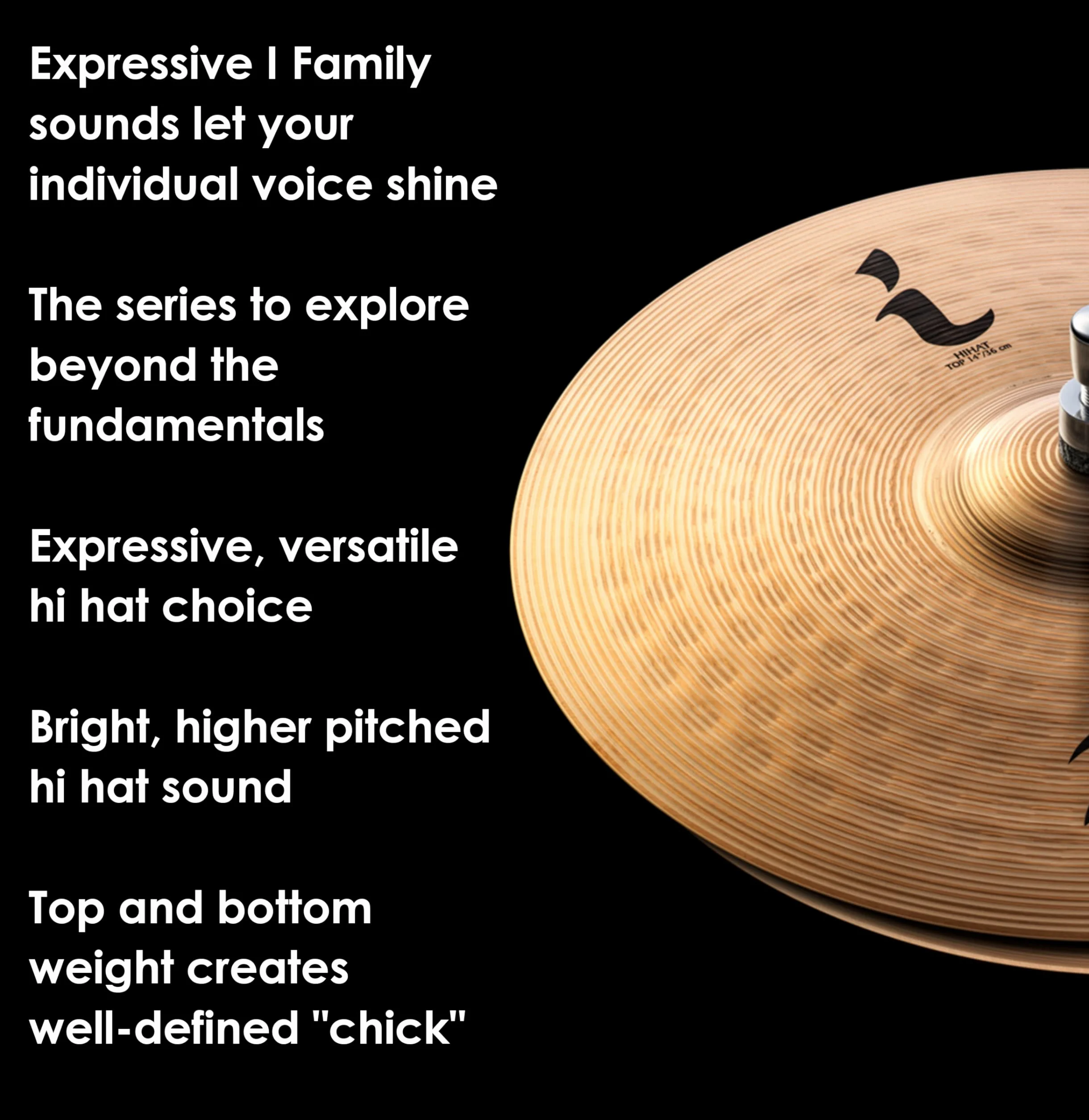 Zildjian I Family Series - Hi-Hat Pair - 14",Nuovo Modello