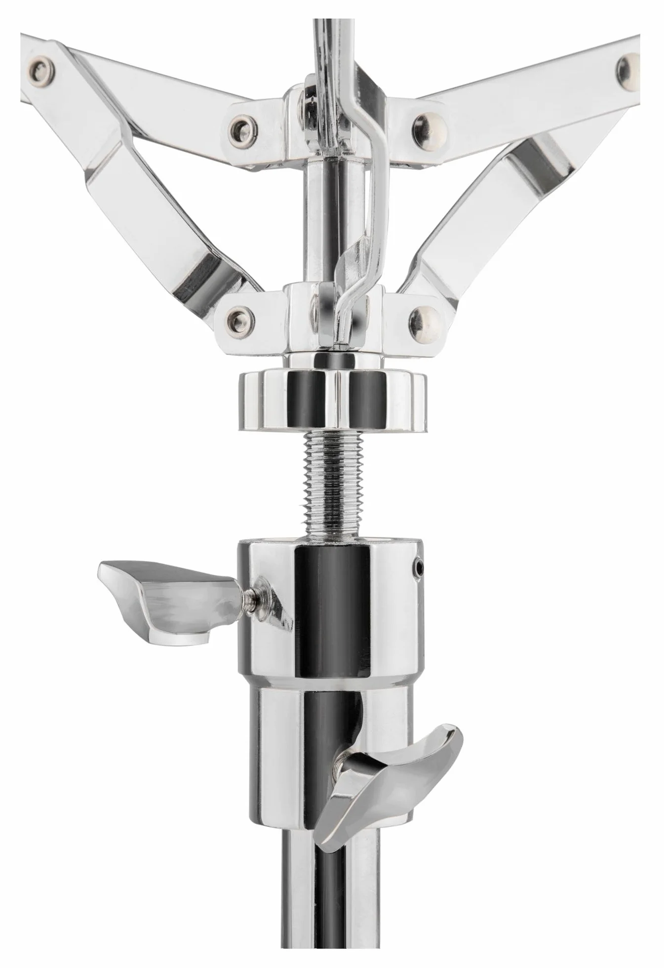 XDrum Supporto Rullante Pro (per rullanti da 13" a 14", regolabile in altezza da 46 a 65 cm, snodo a sfera, doppio rinforzo, 3,8 kg)