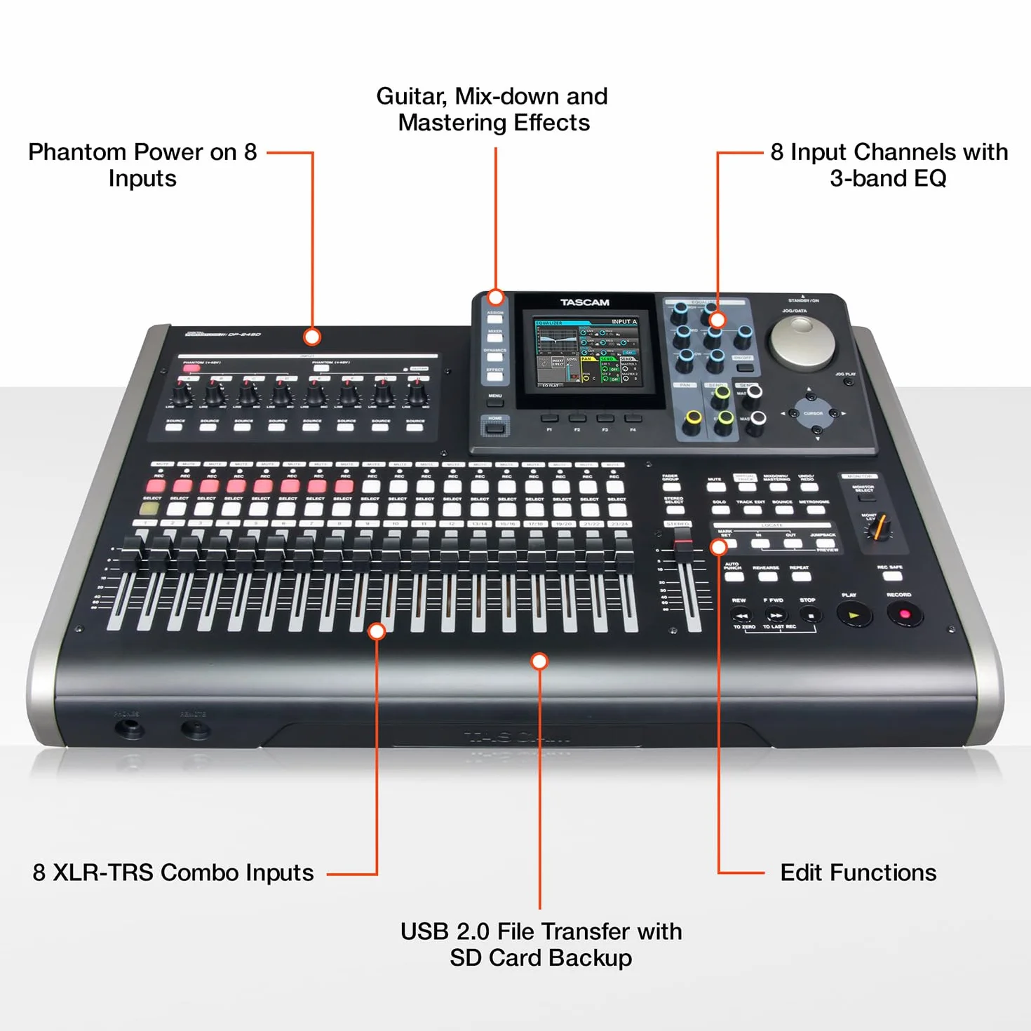 Tascam DP-24SD – 24-Track Digital Portastudio