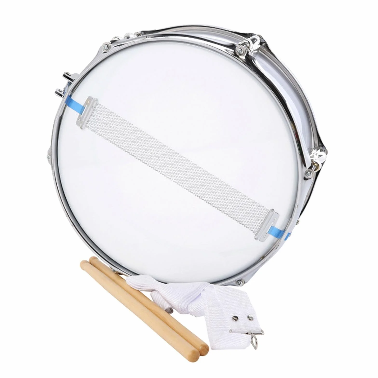 LOVIVER Rullante Pollici Batteria Musicale Strumenti Musicali Professionali per l'apprendimento della Musica Tamburo a Doppio Tono per Ragazzi Ragazze,
