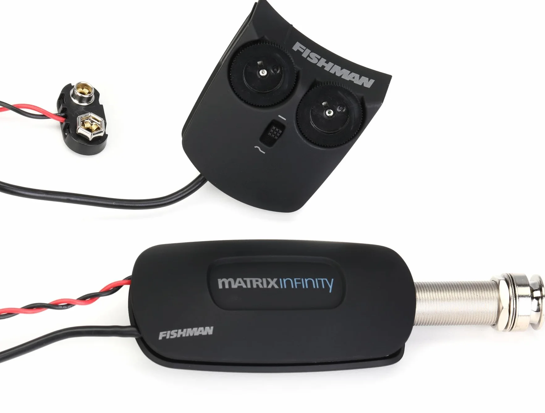 Sistema con pickup e preamplificatore Fishman Matrix Infinity VT, formato stretto
