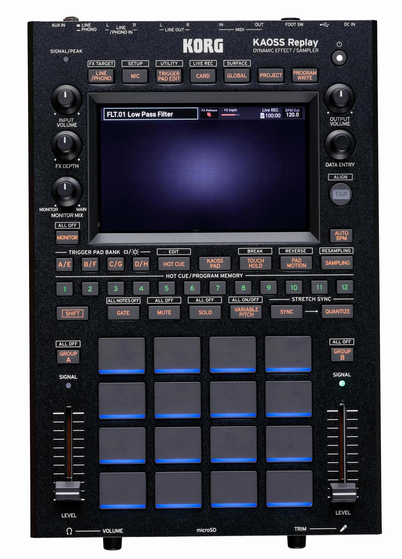 Korg KAOSS Replay - Effetto Dinamico e Campionatore