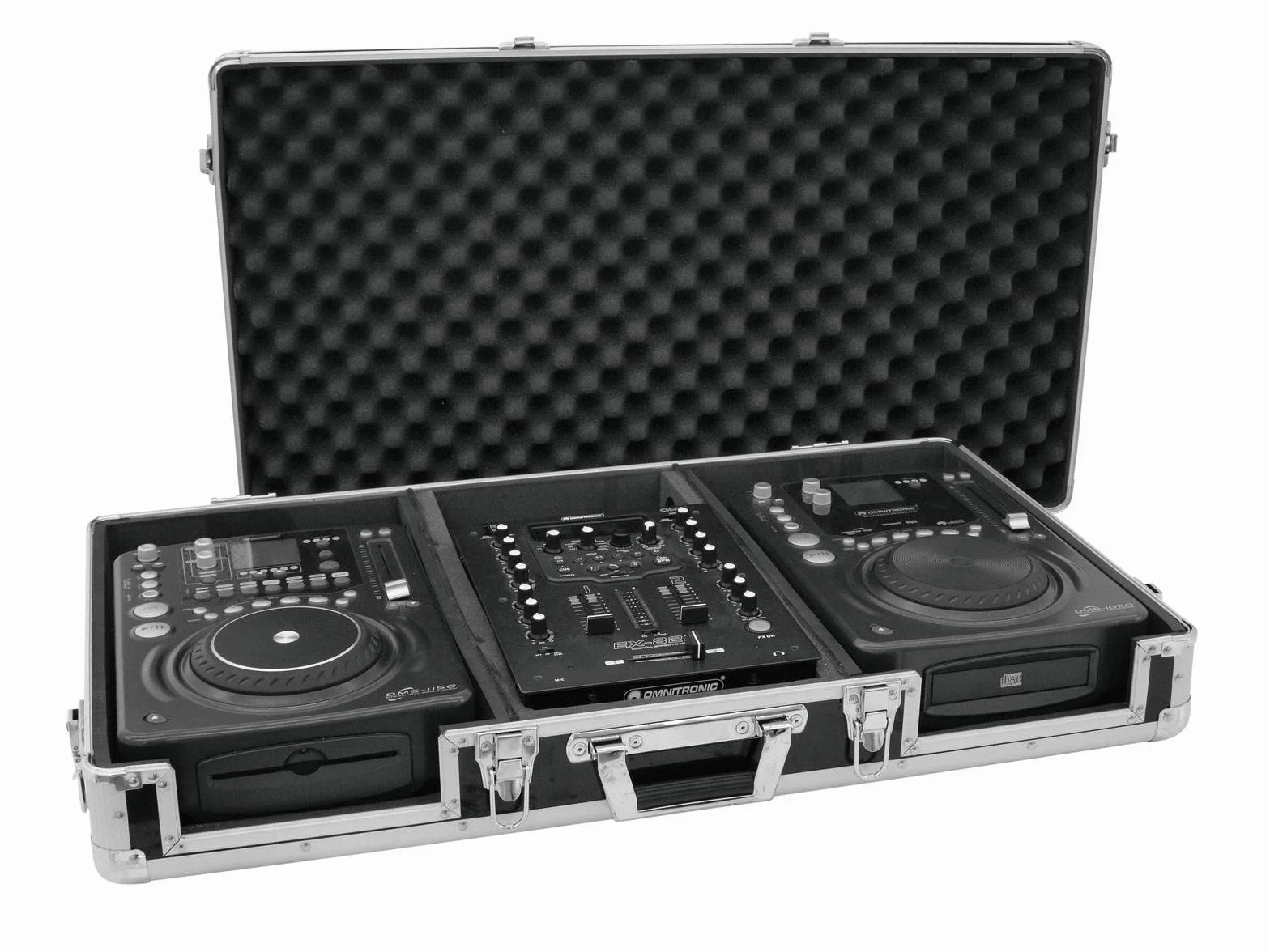 ROADINGER 30125342 Digi-1 consolle universale con 2 x CD/1 x M-10, colore nero