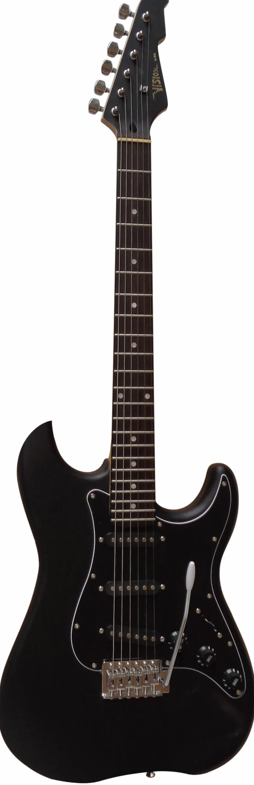 CHITARRE ELETTRICHE NERO OPACO - CHITARRA ELETTRICA NERO - MSA VISION - PICKUP NERO - TREMOLO - ST5BM
