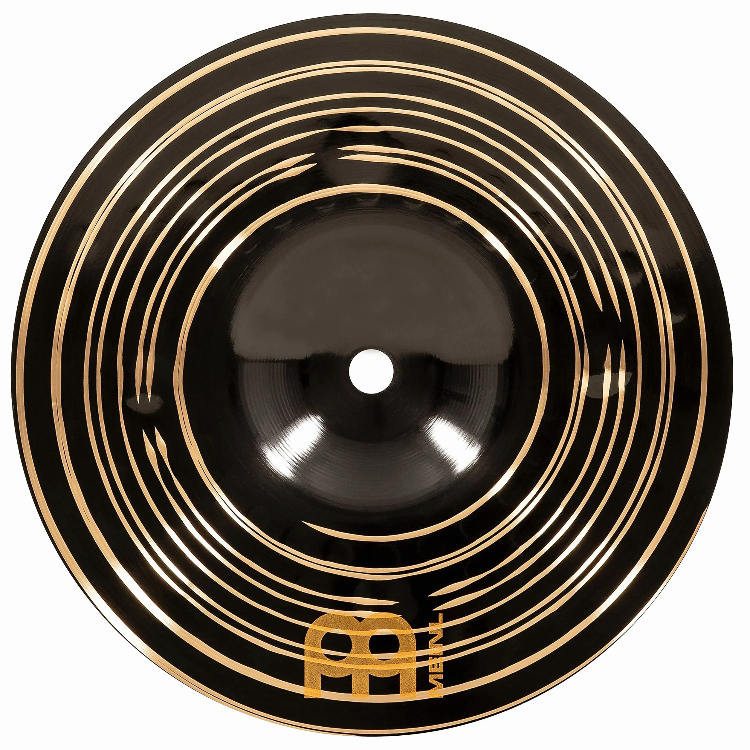 Meinl Cymbals Classics Custom Dark Piatto Splash 8 pollici (20,32cm) per Batteria - Bronzo B12, Finitura Scura, Prodotto in Germania (CC8DAS)