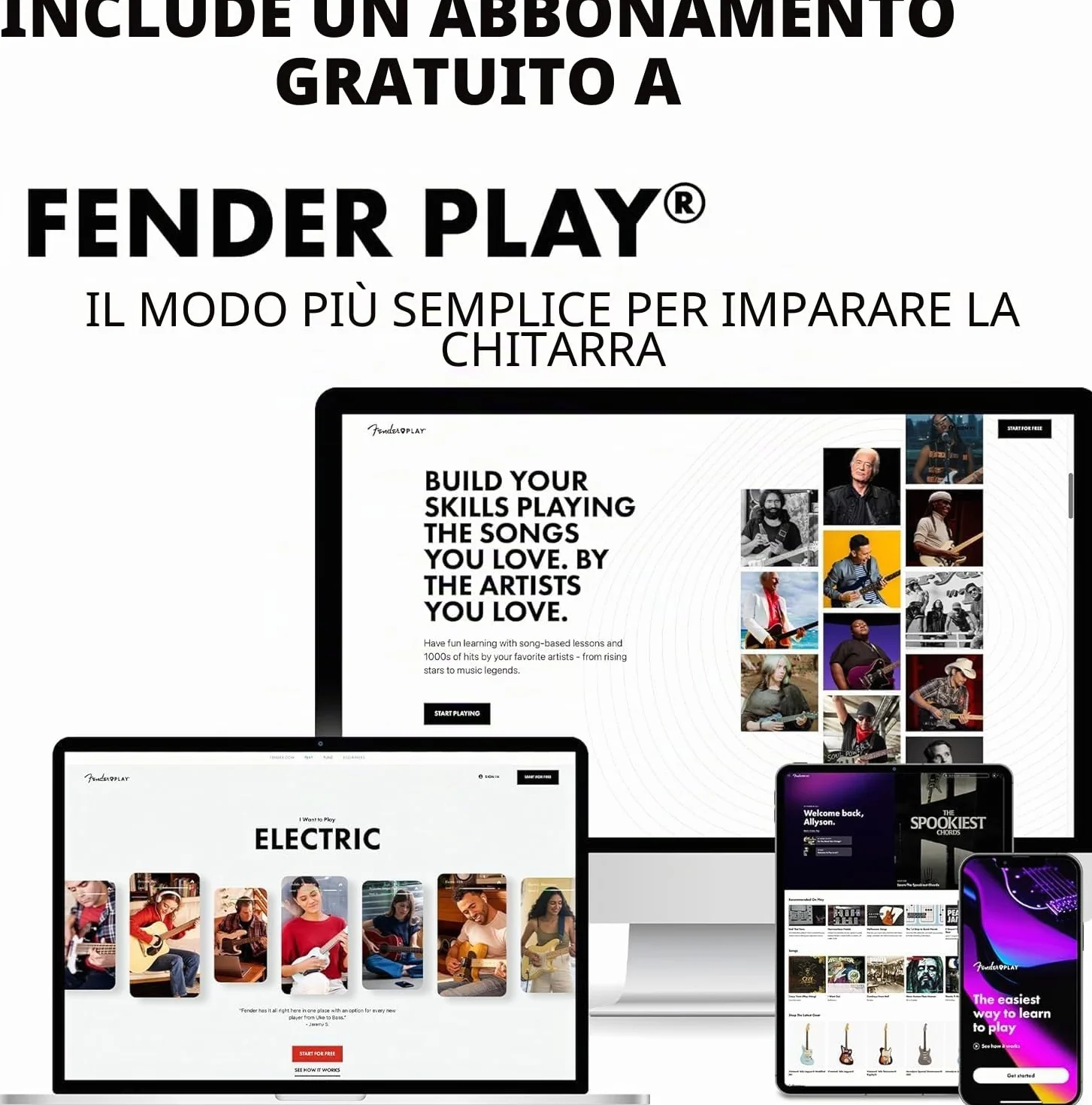 Fender Classic Design CN-25 in nylon a corde, tastiera in noce a scala corta, chitarra acustica classica 3/4, naturale. Ideale per principianti