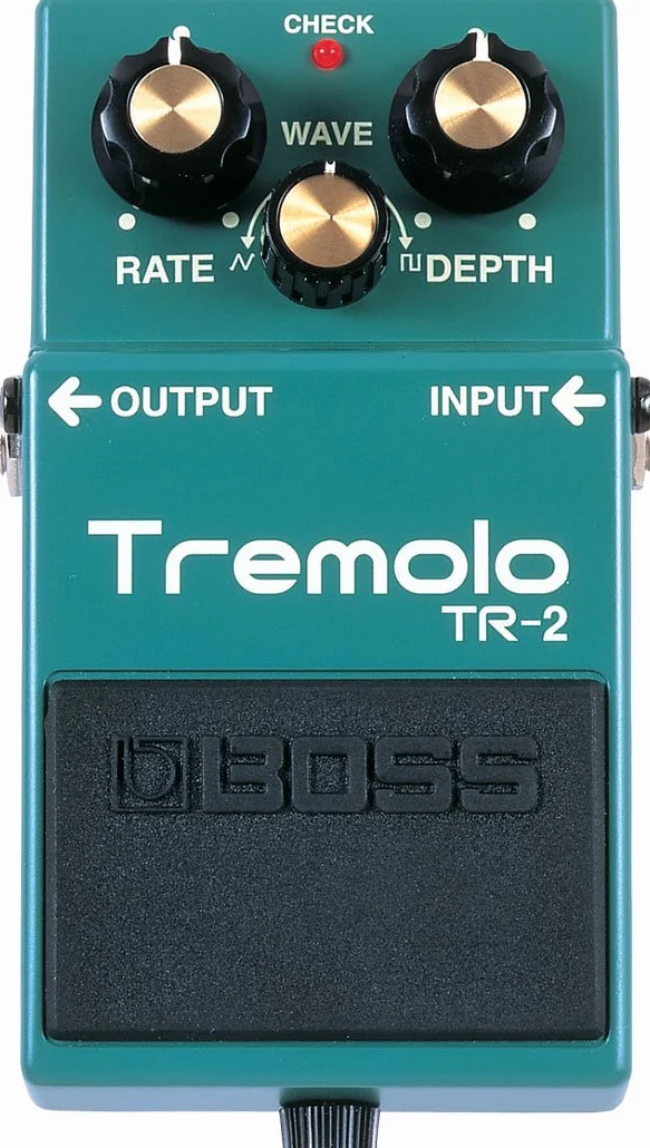 BOSS TR-2 Pedale Tremolo, Effetti tremolo vintage in un pedale effetti compatto facile da usare