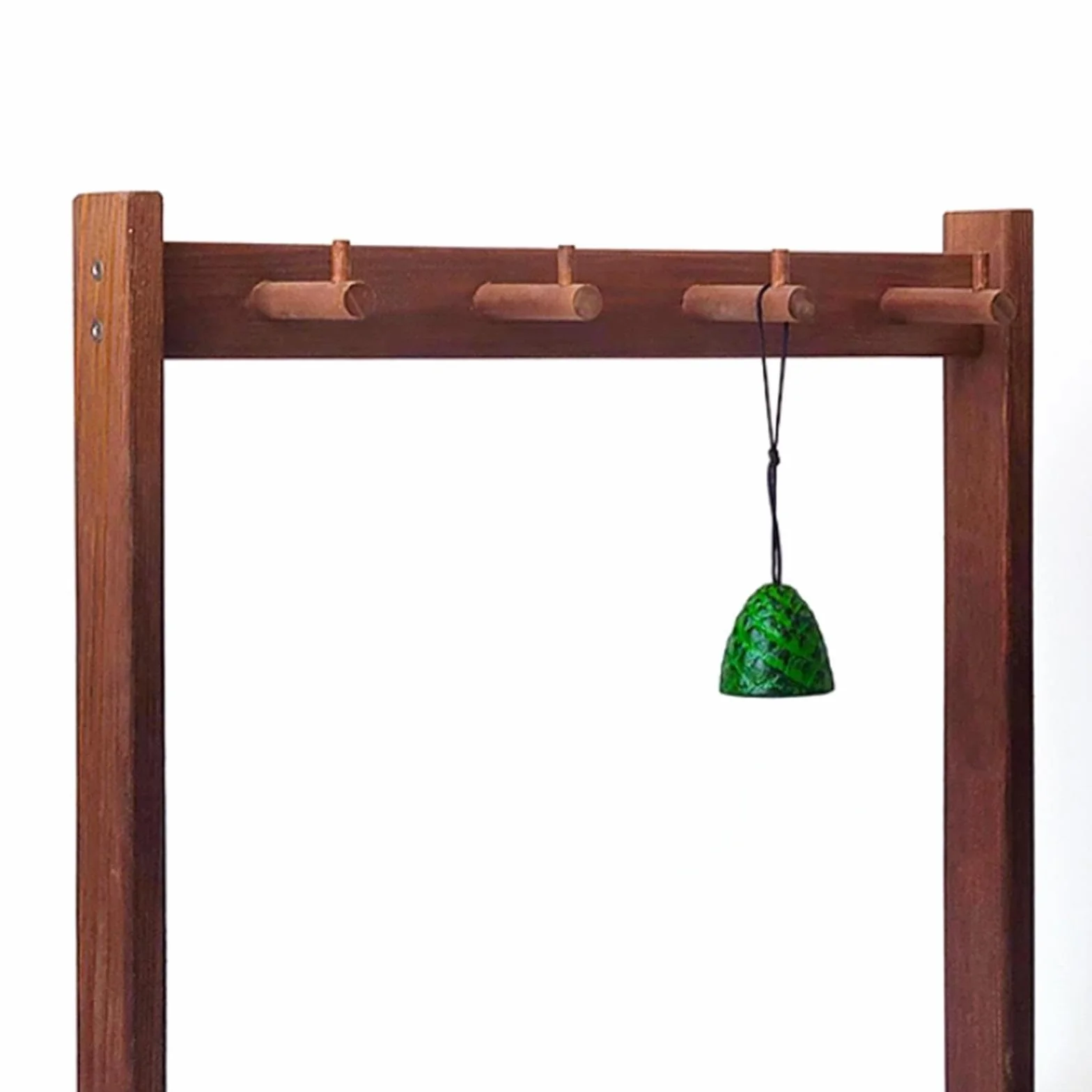 Colcolo Supporto per carillon a in legno, centrotavola da interno, elegante supporto sospeso per gong, per esposizione, camera da letto, sala da tè, S