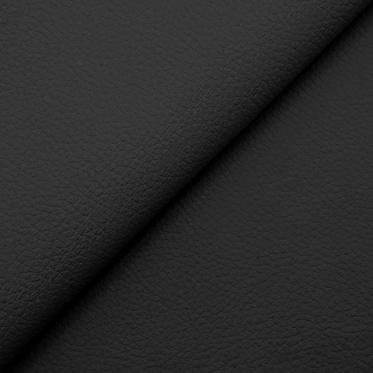 DESHOME Cloe - Ecopelle al metro Similpelle Finta pelle Idrorepellente Tessuto Stoffa in Ecopelle h 140 cm per rivestimento sedie, divani, cuscini, tappezzeria, borse 1 metro Nero