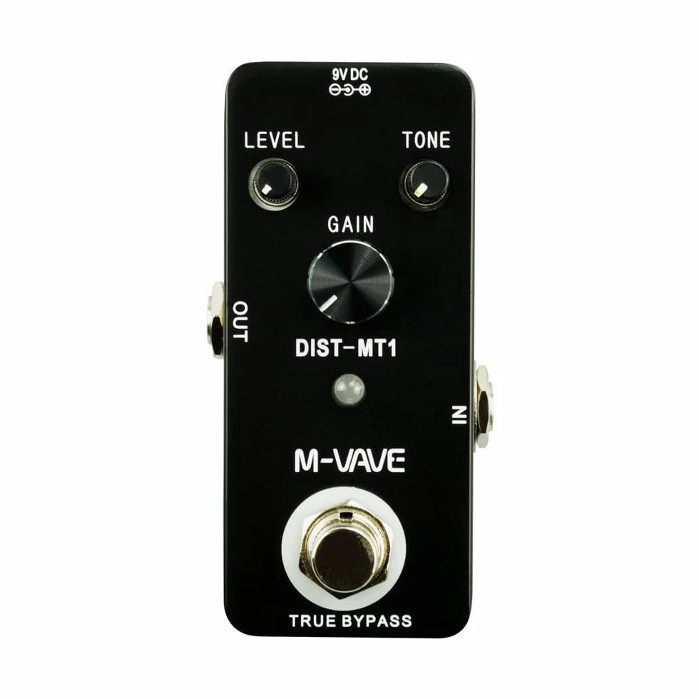 M-Vave Distortion MT1Pedal - Distorsione metallica pesante e sostenuta