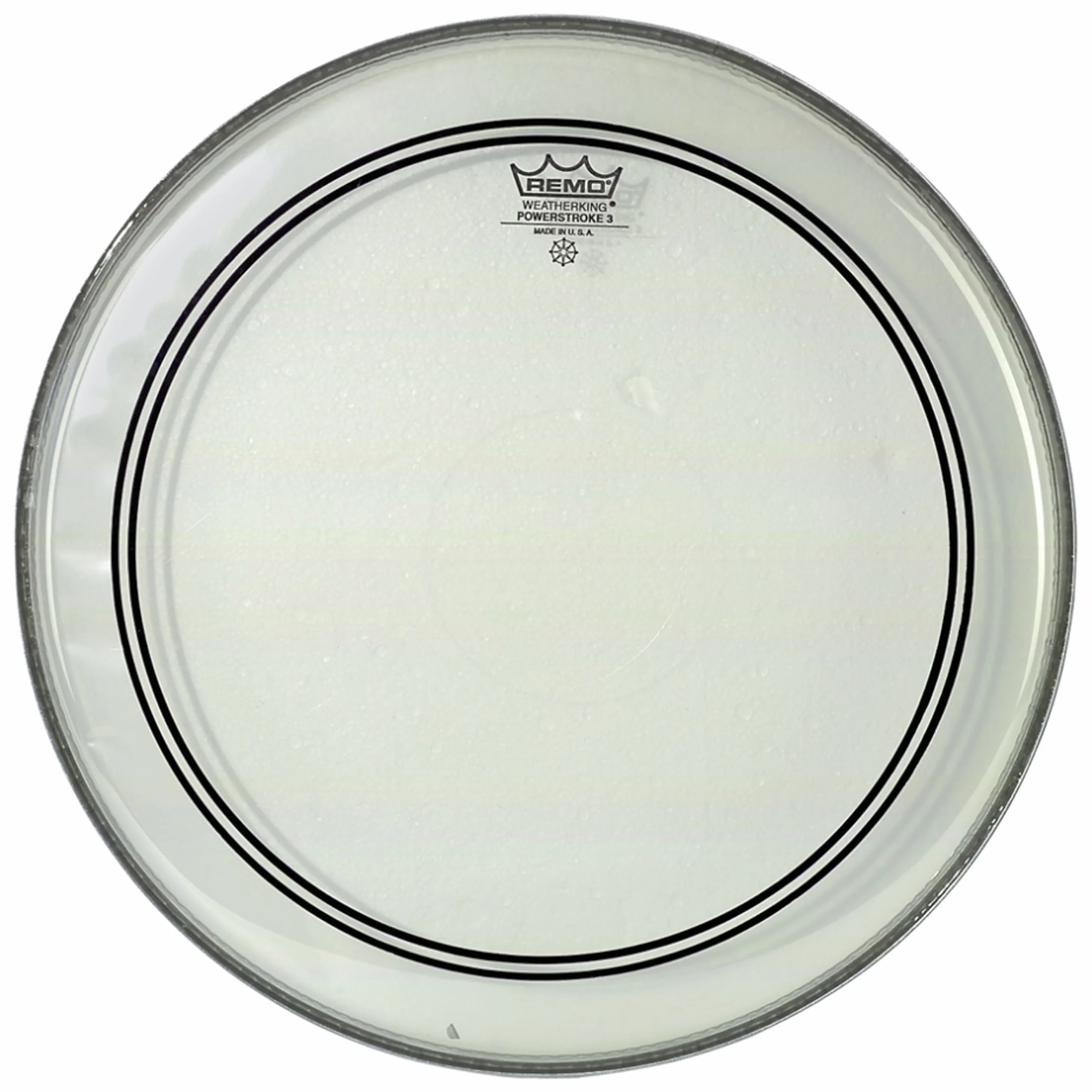 Pelle per batteria Remo Powerstroke 3 trasparente 14” P3-0314-BP