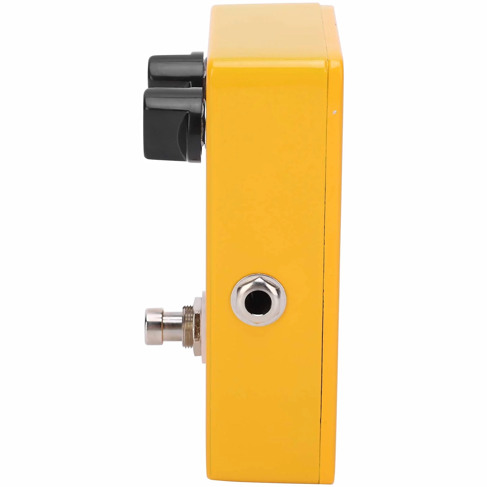 Fuzz Effect Pedal, Yellow Electric Guitar Effect All-Metal Shell con True Bypass Effect for Music Lovers for Outdoor Performance for Guitarist for Music Club