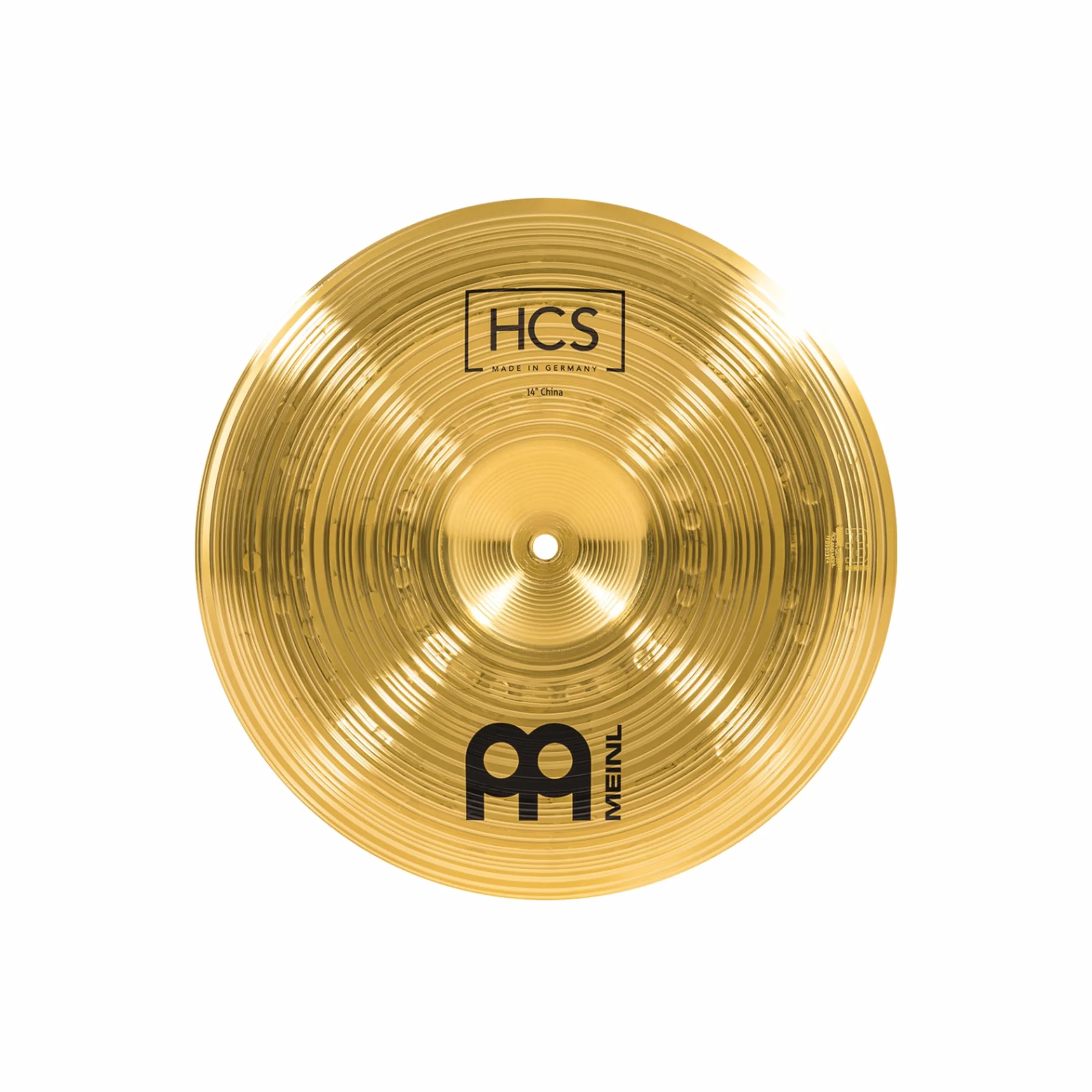 Meinl Cymbals HCS piatto China 14 pollici (35,56cm) per Batteria – Finitura Tradizionale Ottone, Made In Germany (HCS14CH)
