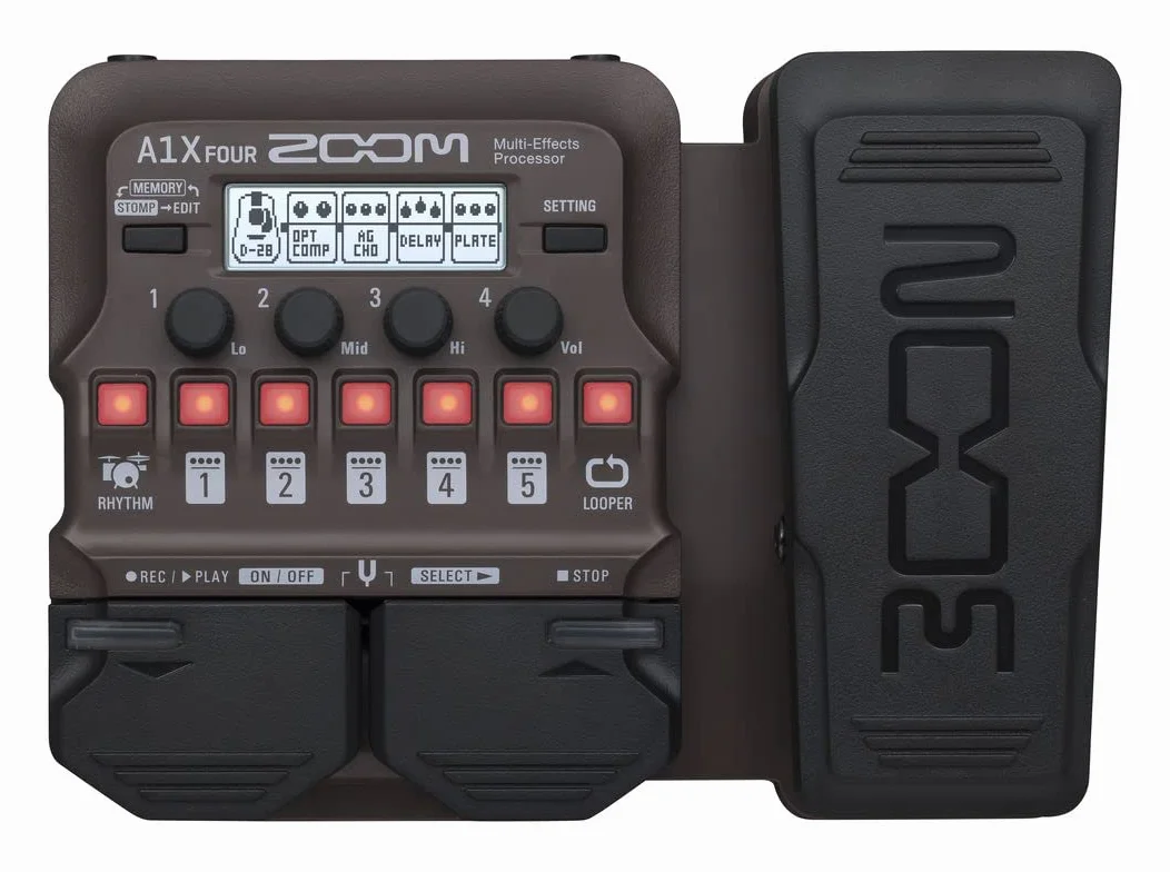 Zoom - A1X FOUR - multieffetto per chitarra acustica con pedale d'espressione