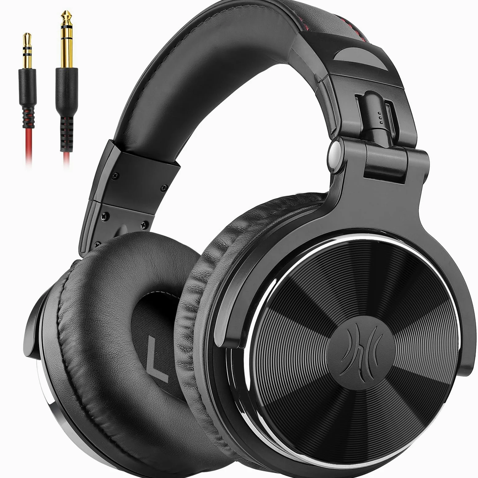 OneOdio Pro 10 Cuffie Over Ear Cablate con Microfono Shareporte Jack 3,5 mm 6,35 mm per Registrazione Mixaggio DJ