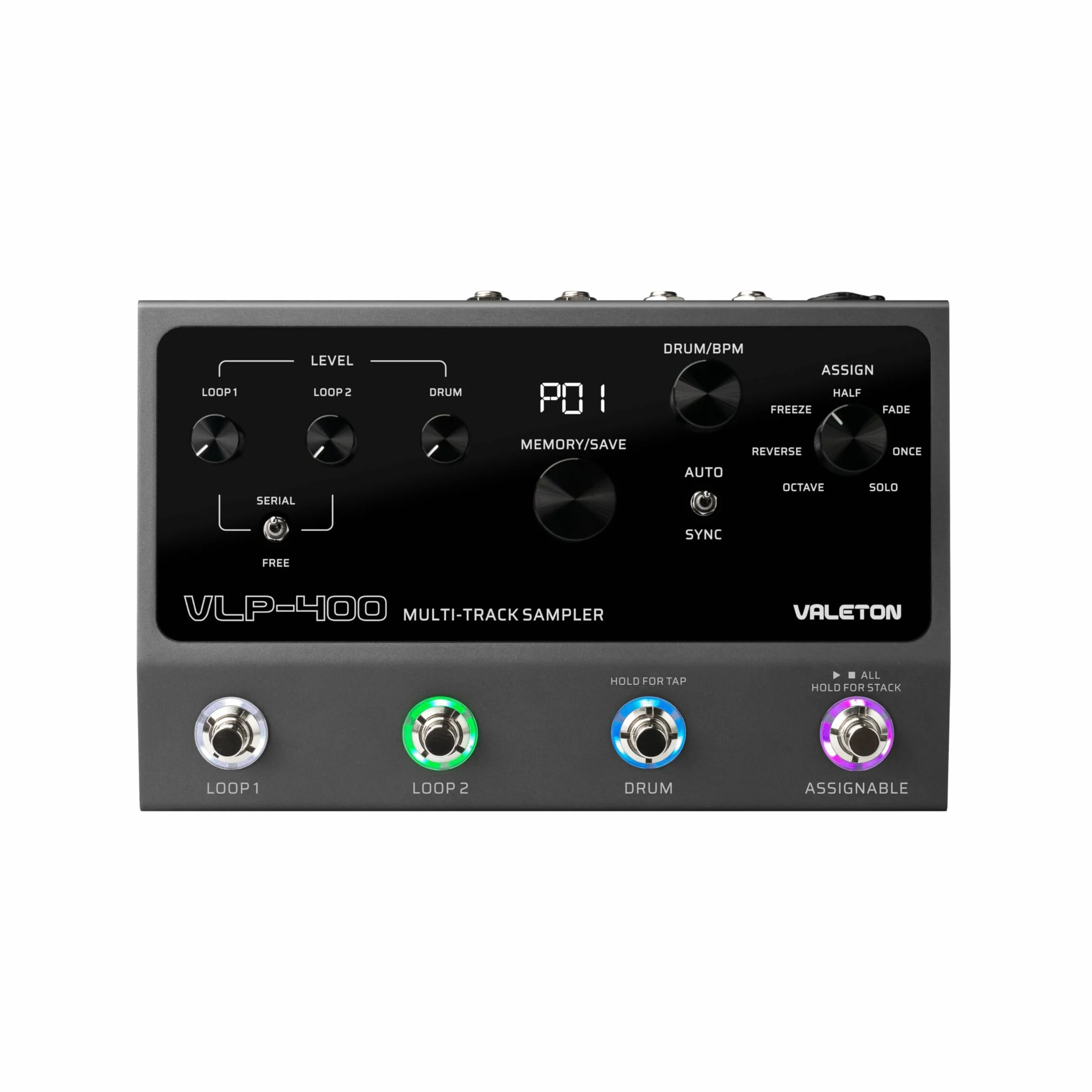 Valeton VLP-400 Multi Sampler Looper - Effetti per chitarra