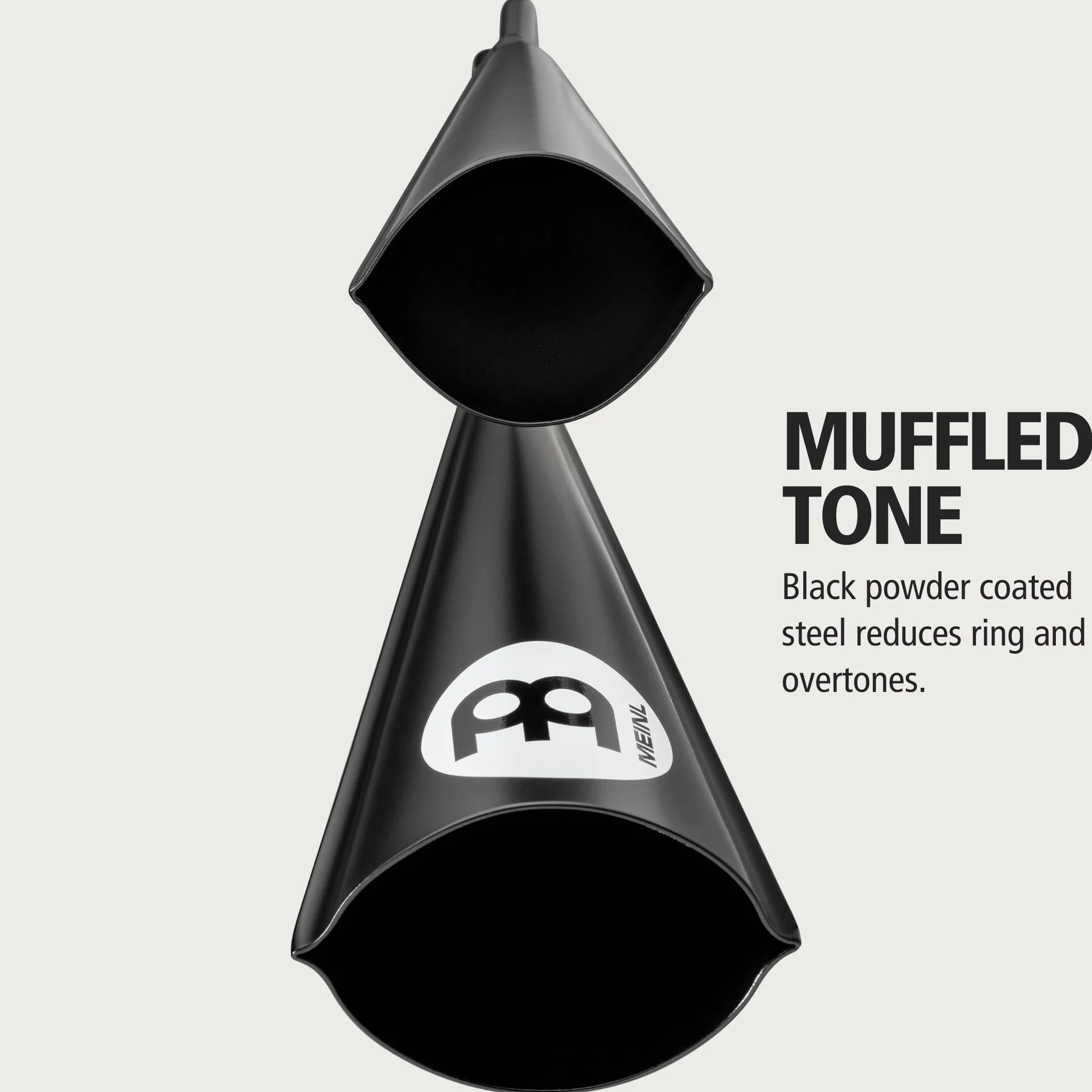 Meinl Percussion - A-GO-GO Bell piccolo, verniciato a polvere, Colore: Nero (STBAG5)