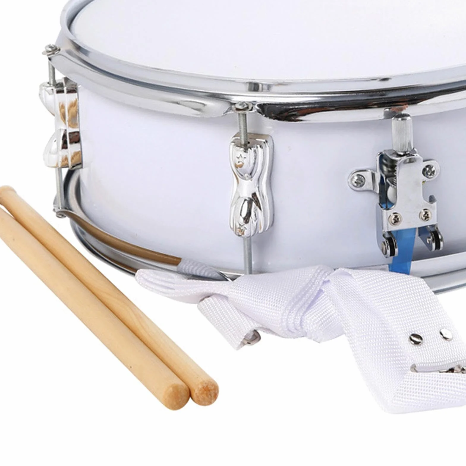 LOVIVER Rullante Pollici Batteria Musicale Strumenti Musicali Professionali per l'apprendimento della Musica Tamburo a Doppio Tono per Ragazzi Ragazze,