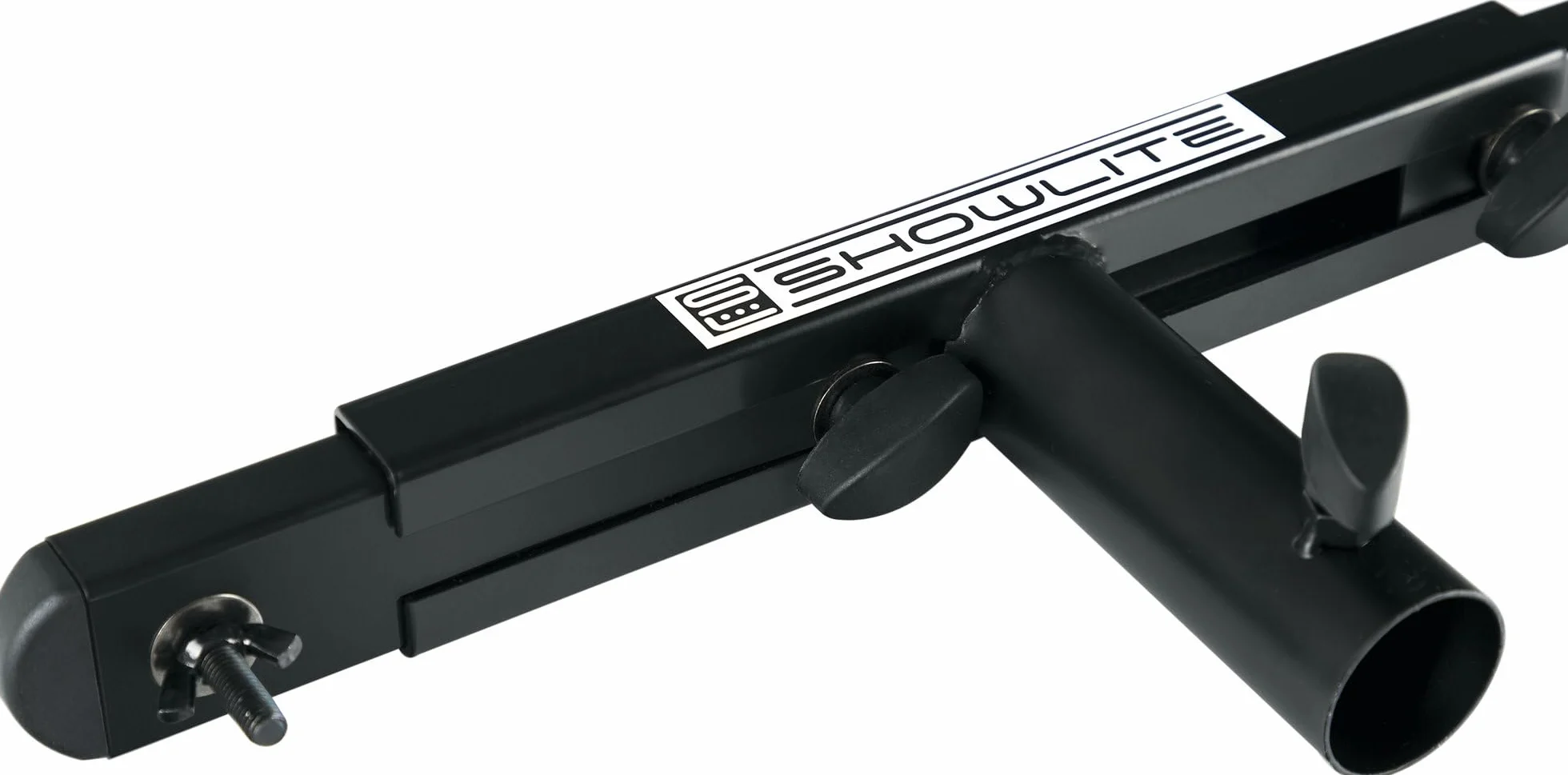 Showlite SAT-02 T Dual Quertraverse (trave trasversale per 2 faretti, montabile su tubo stativo da 35 mm, acciaio) nero