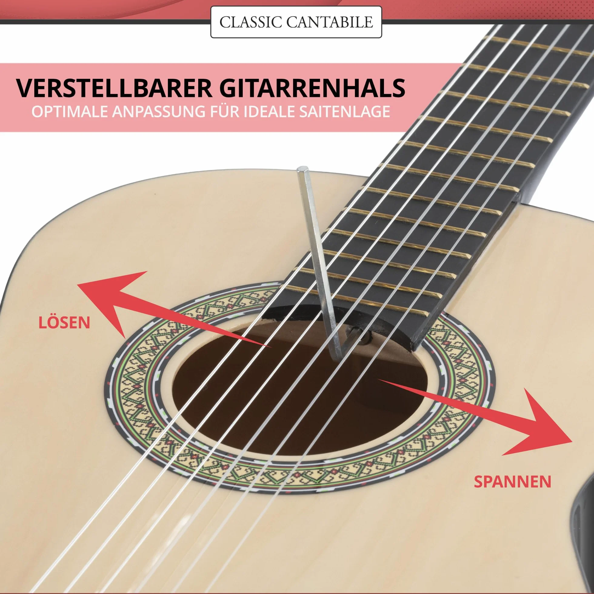 Chitarra classica 4/4 Classic Cantabile Acoustic Series AS-851