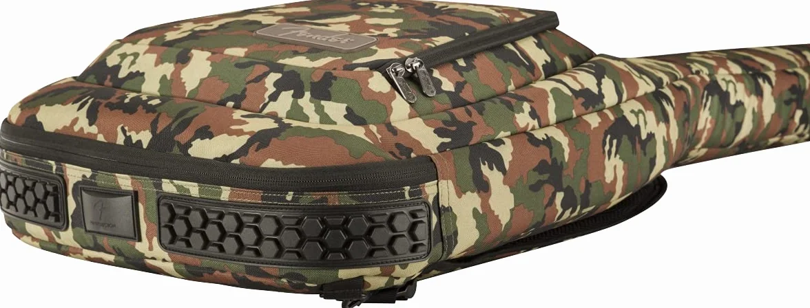 Fender FE920 Camo Electric Guitar Gig Bag, Woodland Camo