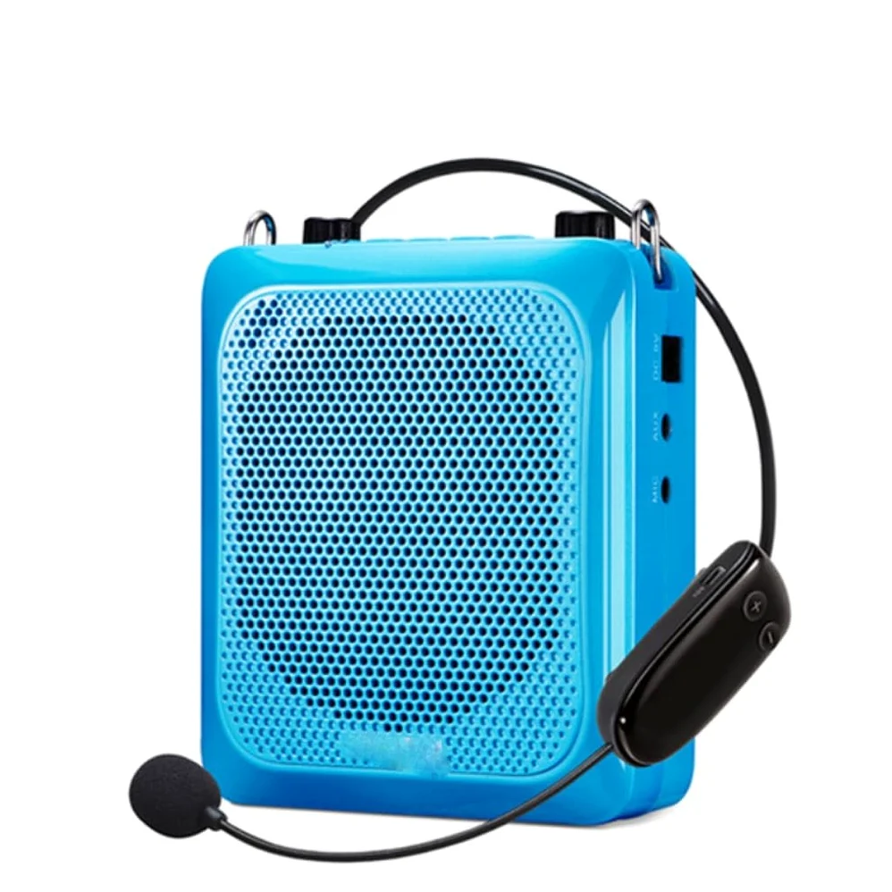 Amplificatore vocale portatile per insegnante S28 4000mAh Batteria Altoparlante con Microfono Echo AUX Registrazione (D)