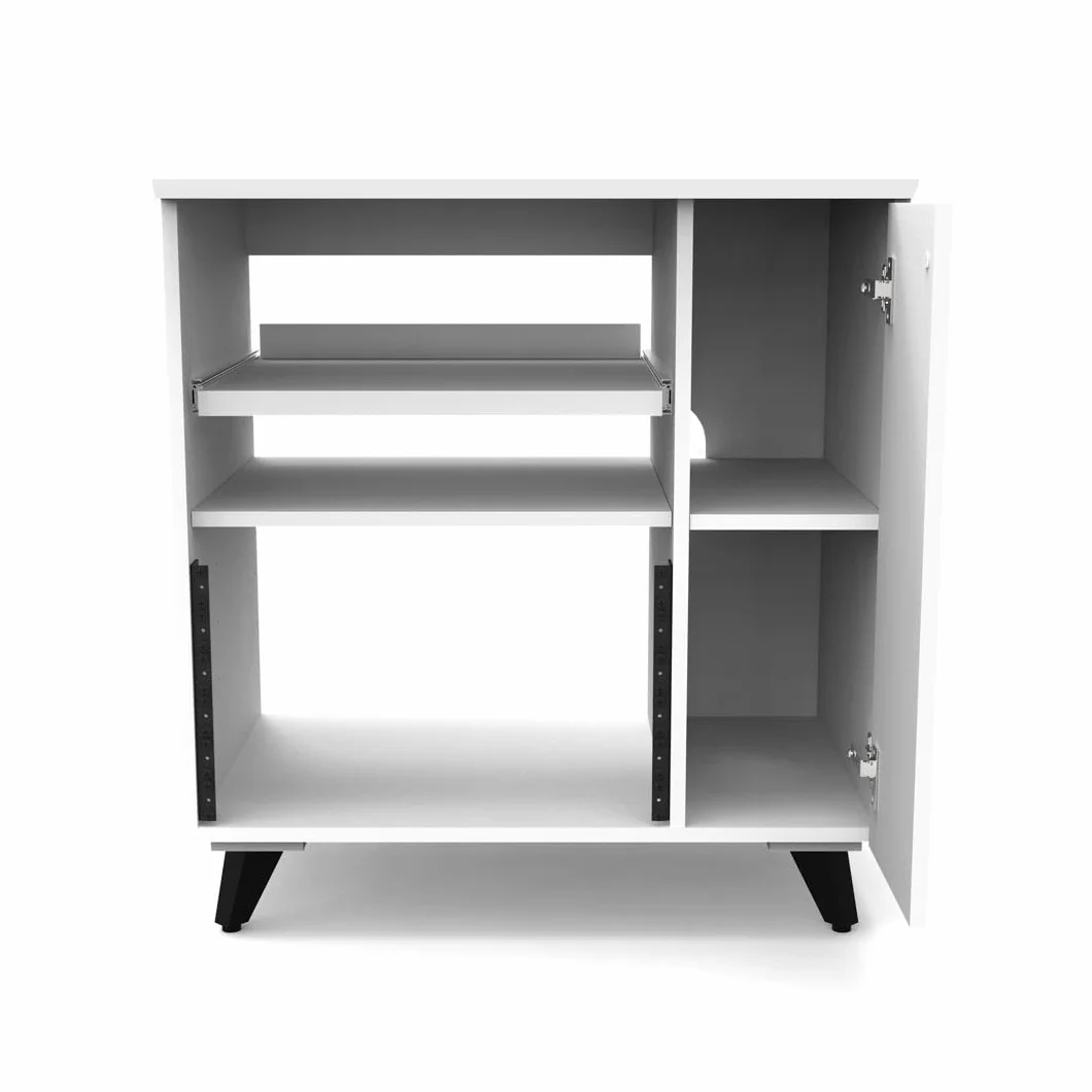Glorious Modular Side Rack White - Estensione rack da studio per le serie Sound Desk e Workbench