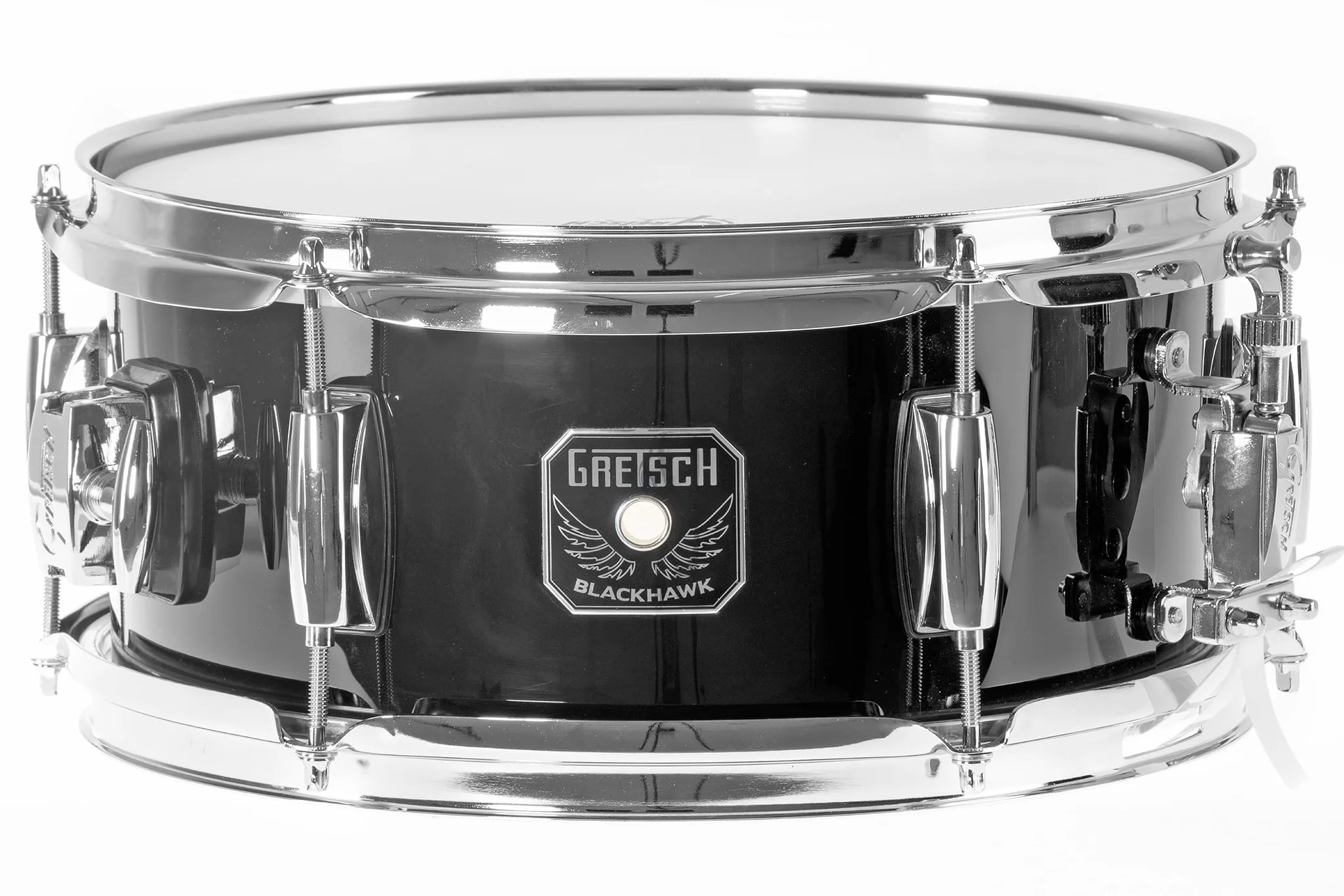 Gretsch SD Snare Drum - Black Hawk Mighty Mini - Full Range - fusto in pioppo a 7 strati - hardware cromata - nero - 12"x5,5" - BH-5512-BK