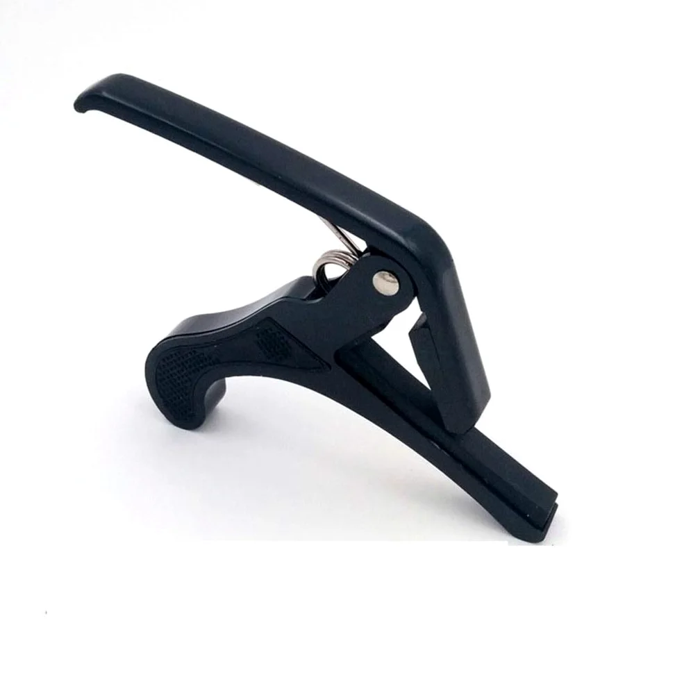 BATLAM Capotasto per Chitarra Accessori per Chitarra Chitarra Folk Capotasto per Chitarra in ABS Multifunzione per Trasposizione Facile (Color : Black, Size : One Size) (Black One Size)