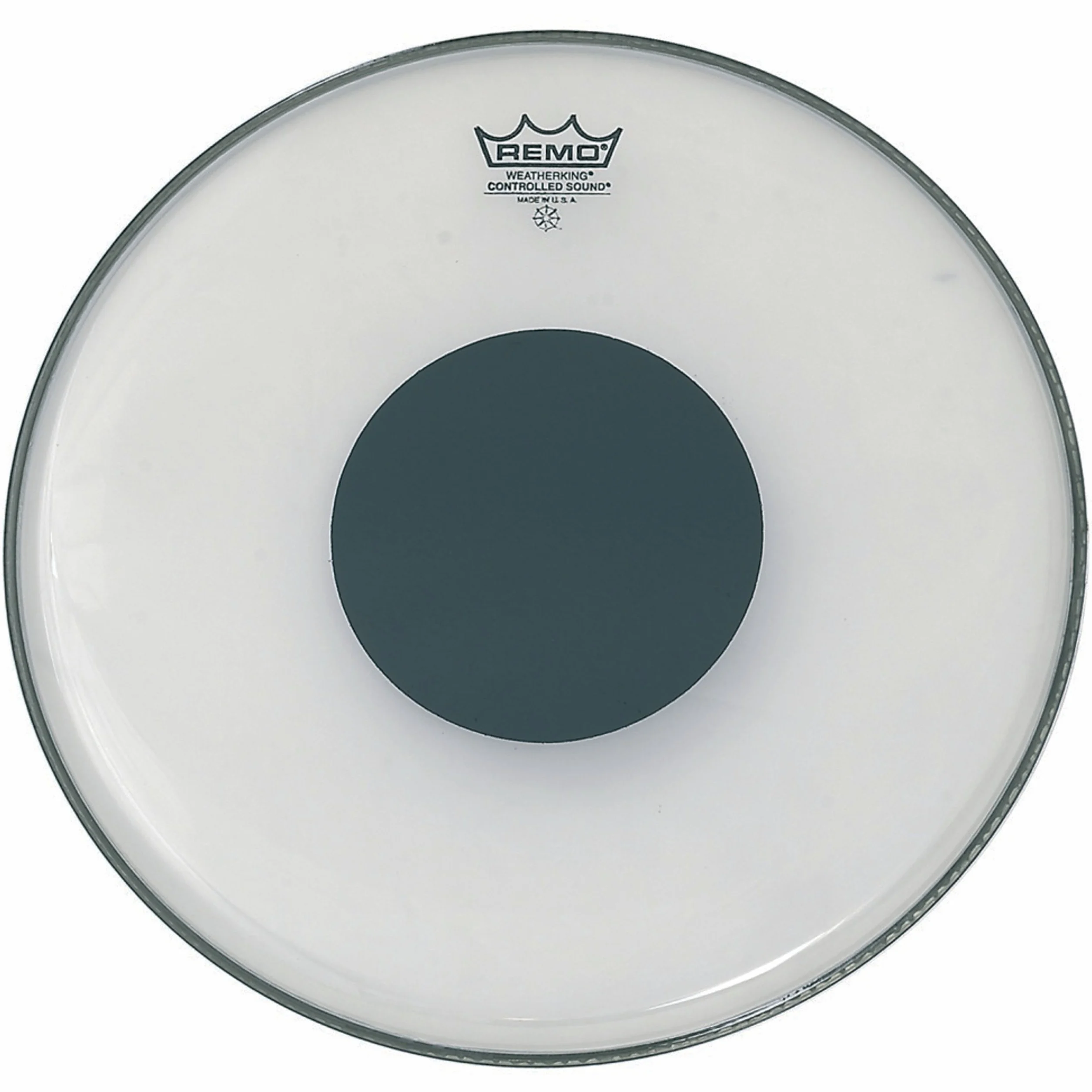 Remo Pelle per batteria CS Ambassador Trasparente con Black Dot sulla superficie del battente Grancassa 20" – CS-1320-10