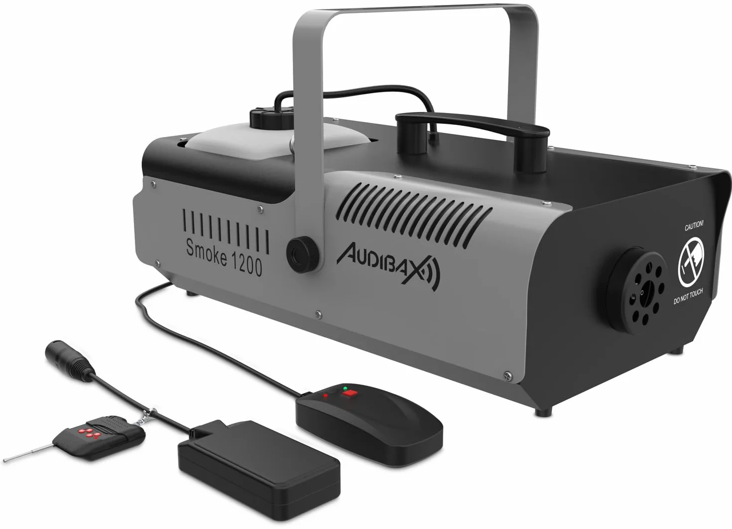 Audibax Smoke 1200 - Macchina del Fumo per Feste - Macchina del Fumo con Telecomando - Potenza 1200 W - capacità 2,3 L - Fumo al Minuto di 295 m3 - Riscaldamento in 8 min