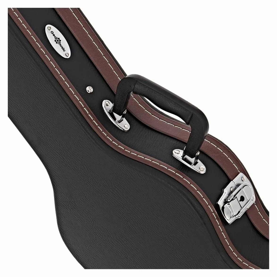gear4music Custodia rigida per chitarre elettriche stile New Jersey