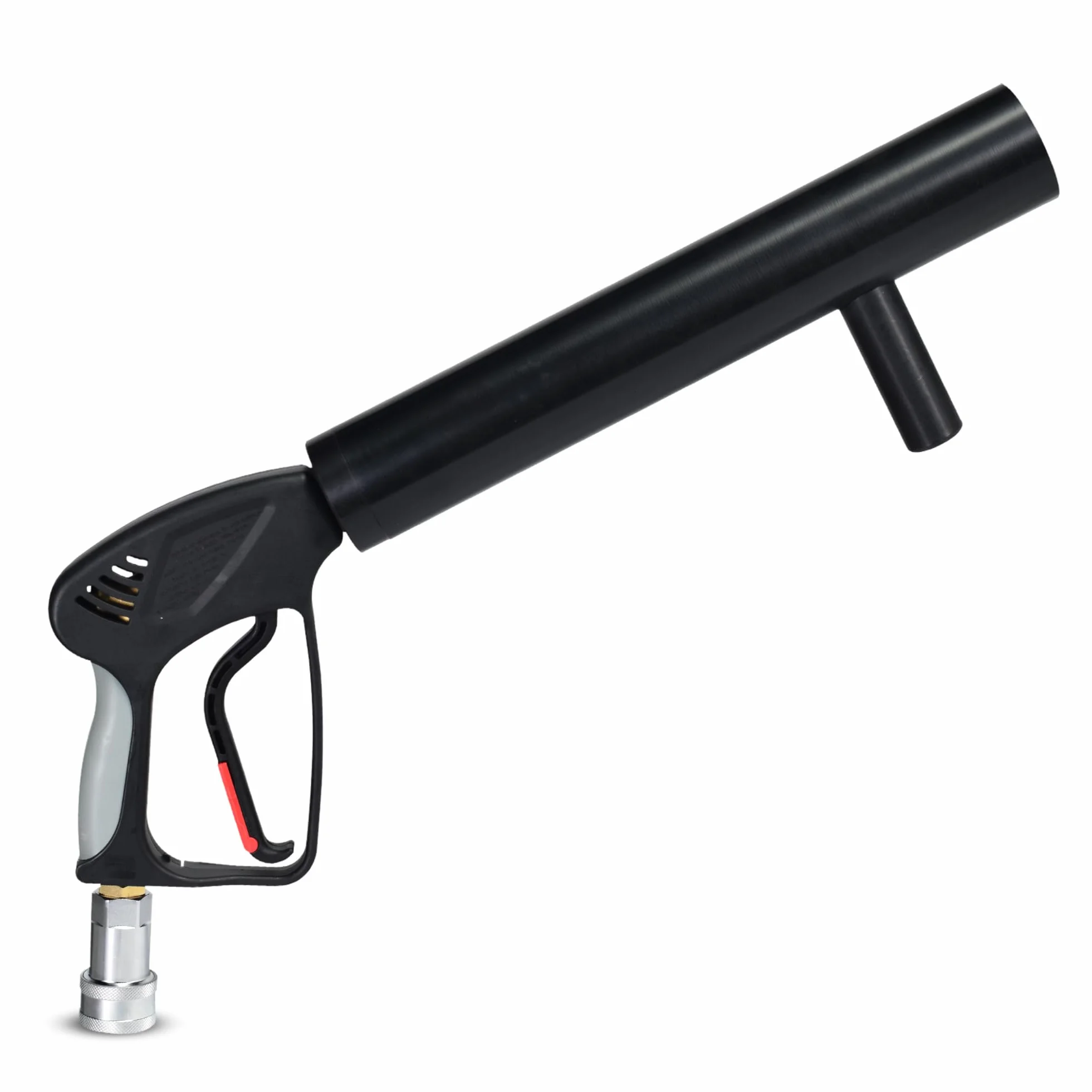 Pistola per feste a CO2 con portata di 6 m | Cavo 3m + tubo uscita No-Frost | Cannone/pistola CO2 DJ di alta qualità | Adatto per il palco del DJ Club | Macchina a getto (pistola a CO2)