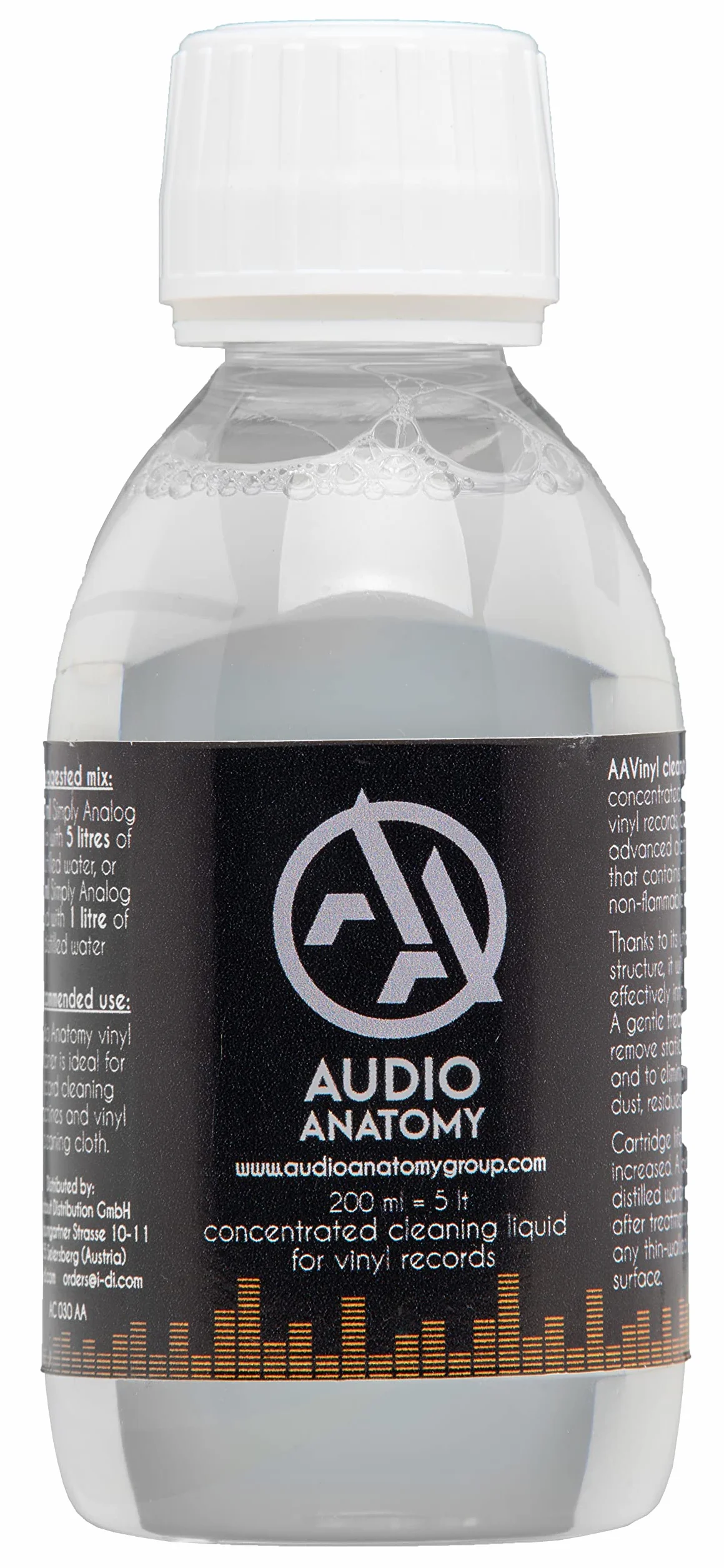 Audio Anatomy - Detergente concentrato per vinile, 200 ml