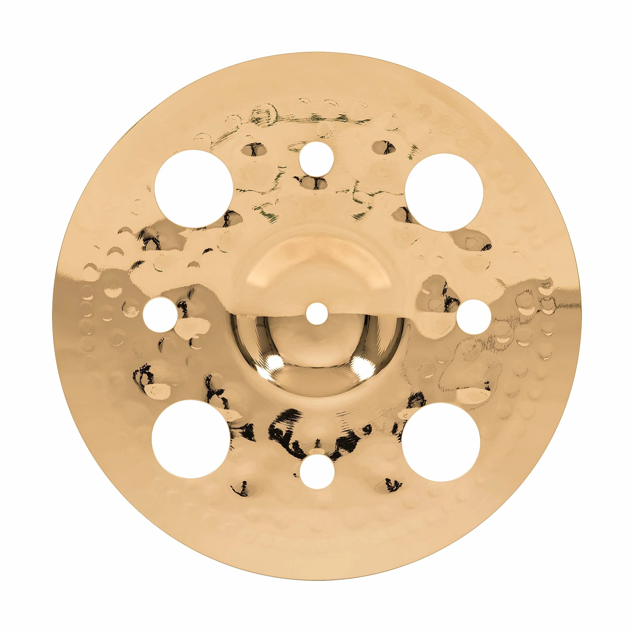 Meinl Cymbals Classics Custom Brilliant Piatti Trash Stack 12 pollici (30,48cm) con fori per Batteria - Coppia - Bronzo B12, Finitura Brillante, Prodotto in Germania (CC-12STK)