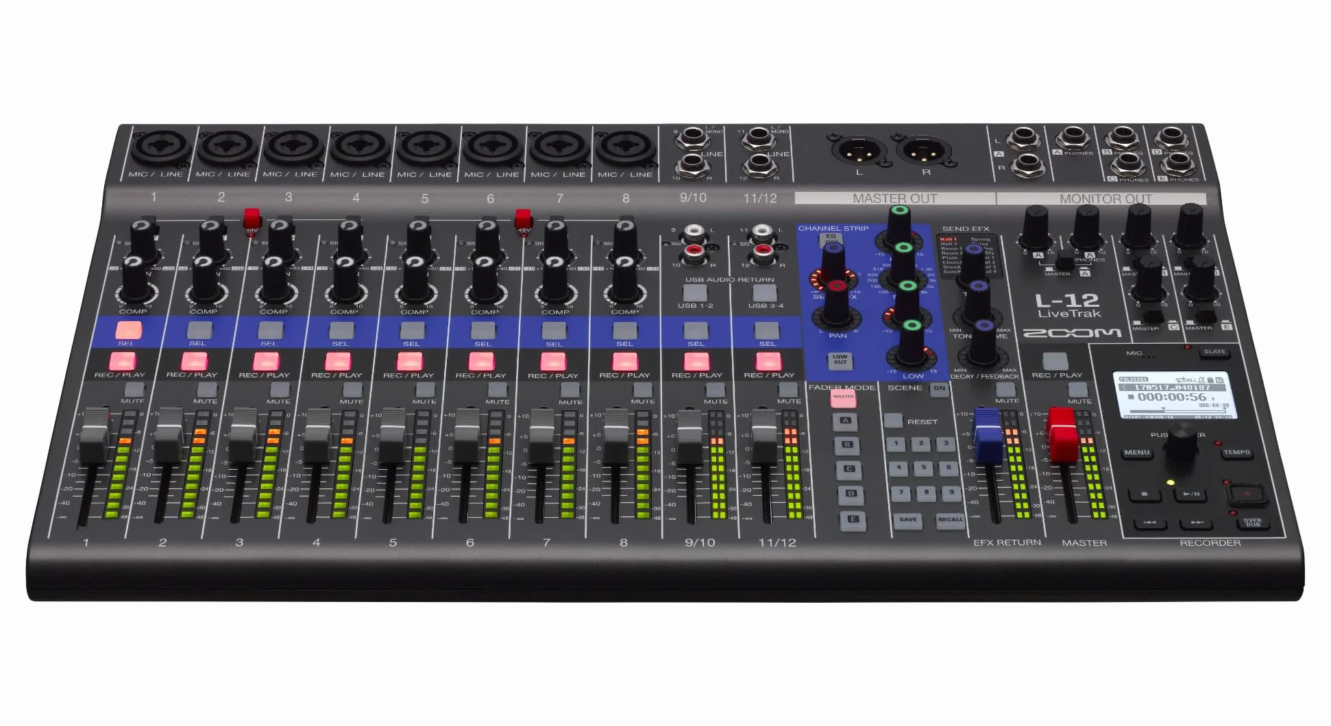 Zoom L12/UK LiveTrak - Live Sound Plus Registrazione